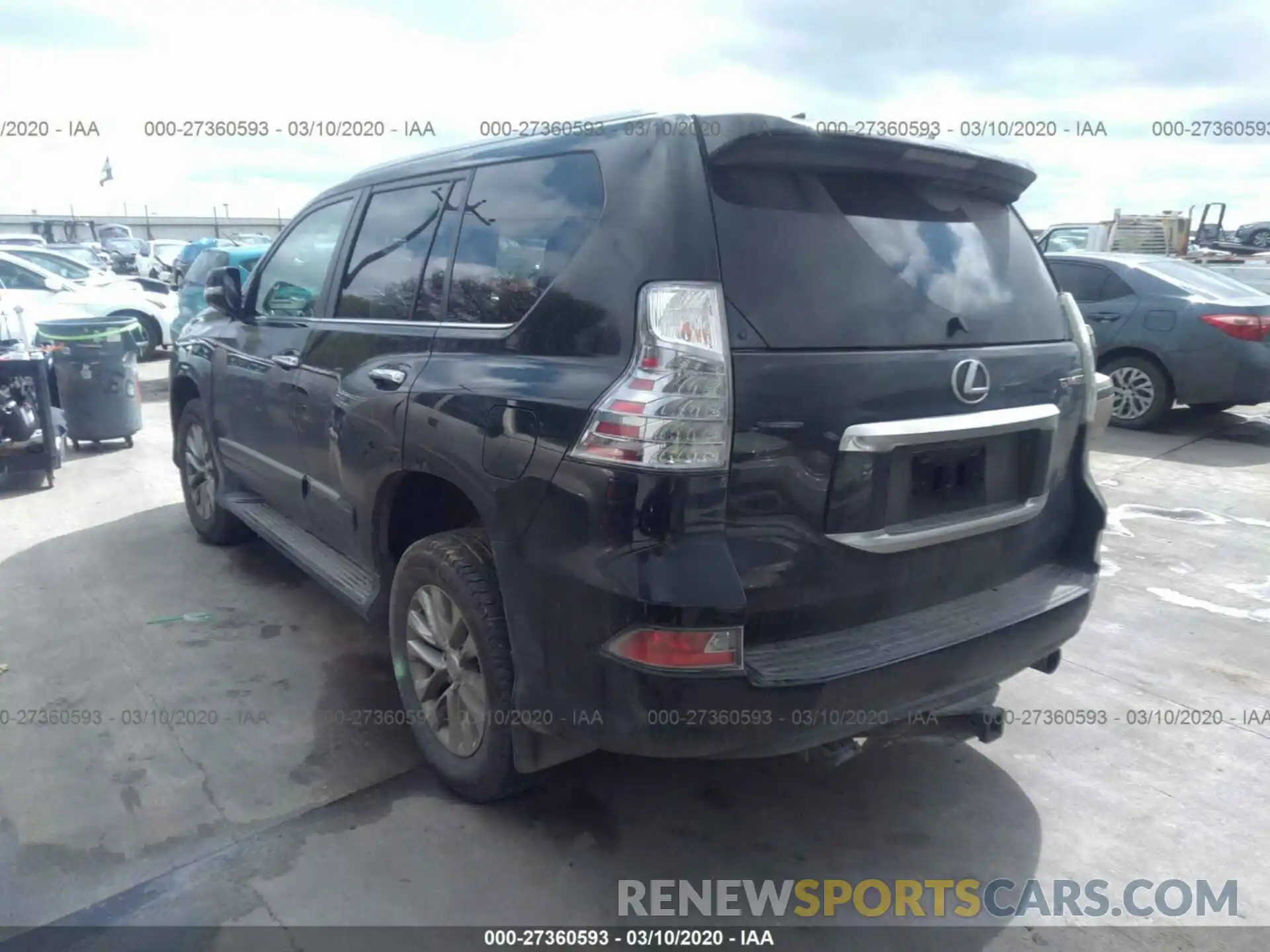 3 Фотография поврежденного автомобиля JTJBM7FX6K5216349 LEXUS GX 2019