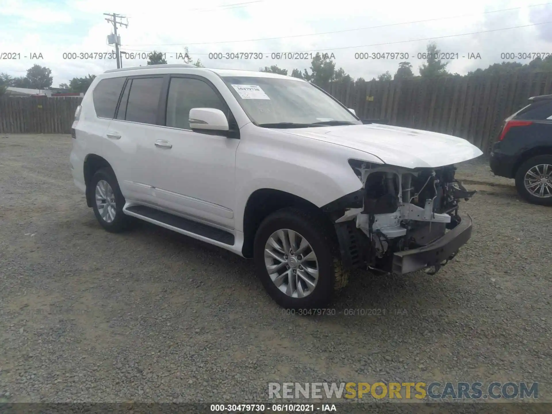 1 Photograph of a damaged car JTJBM7FX6K5216822 LEXUS GX 2019