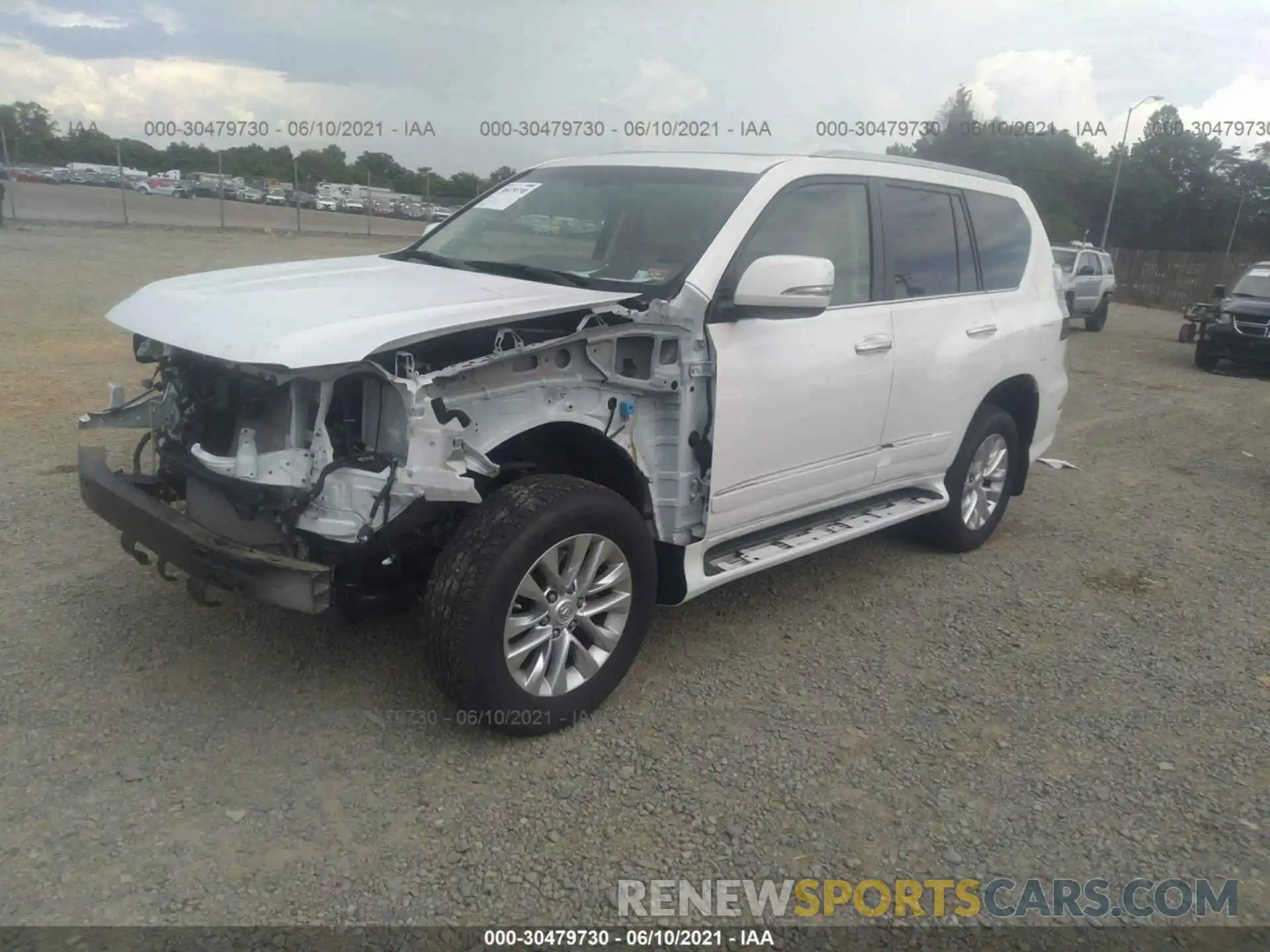 2 Фотография поврежденного автомобиля JTJBM7FX6K5216822 LEXUS GX 2019