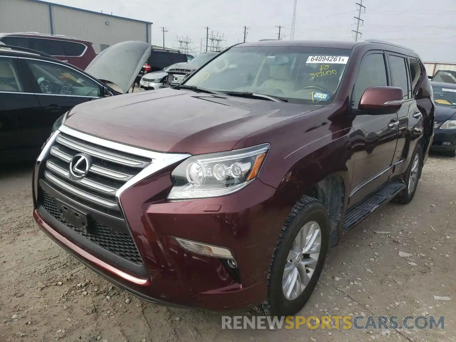 2 Photograph of a damaged car JTJBM7FX6K5217470 LEXUS GX 2019