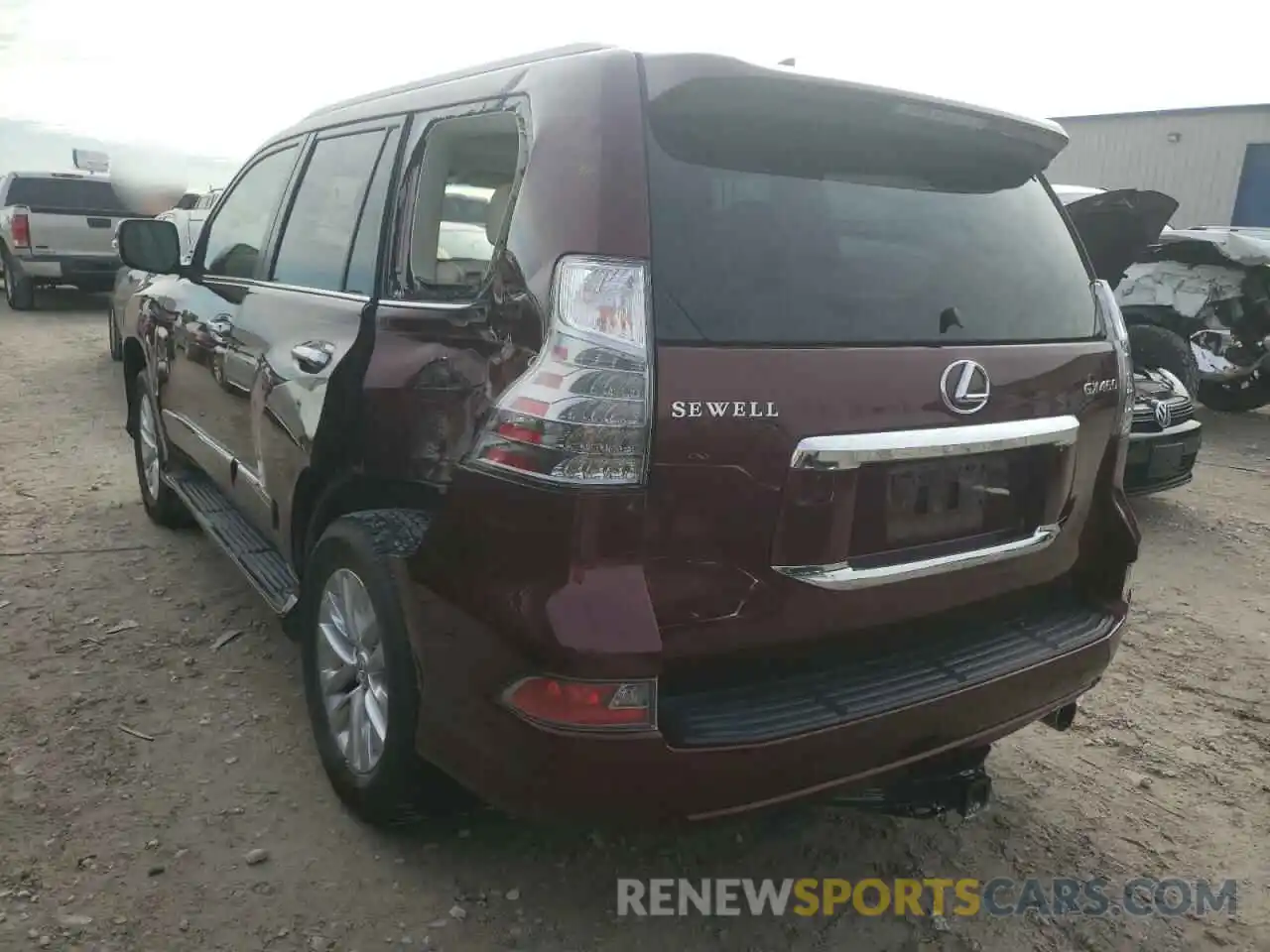 3 Photograph of a damaged car JTJBM7FX6K5217470 LEXUS GX 2019