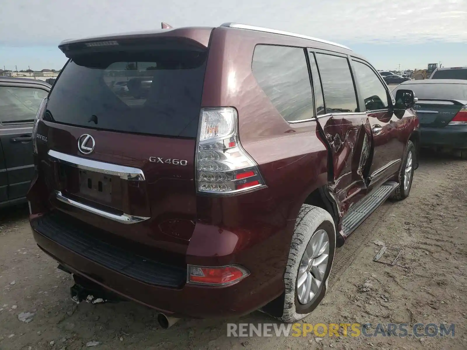 4 Фотография поврежденного автомобиля JTJBM7FX6K5217470 LEXUS GX 2019