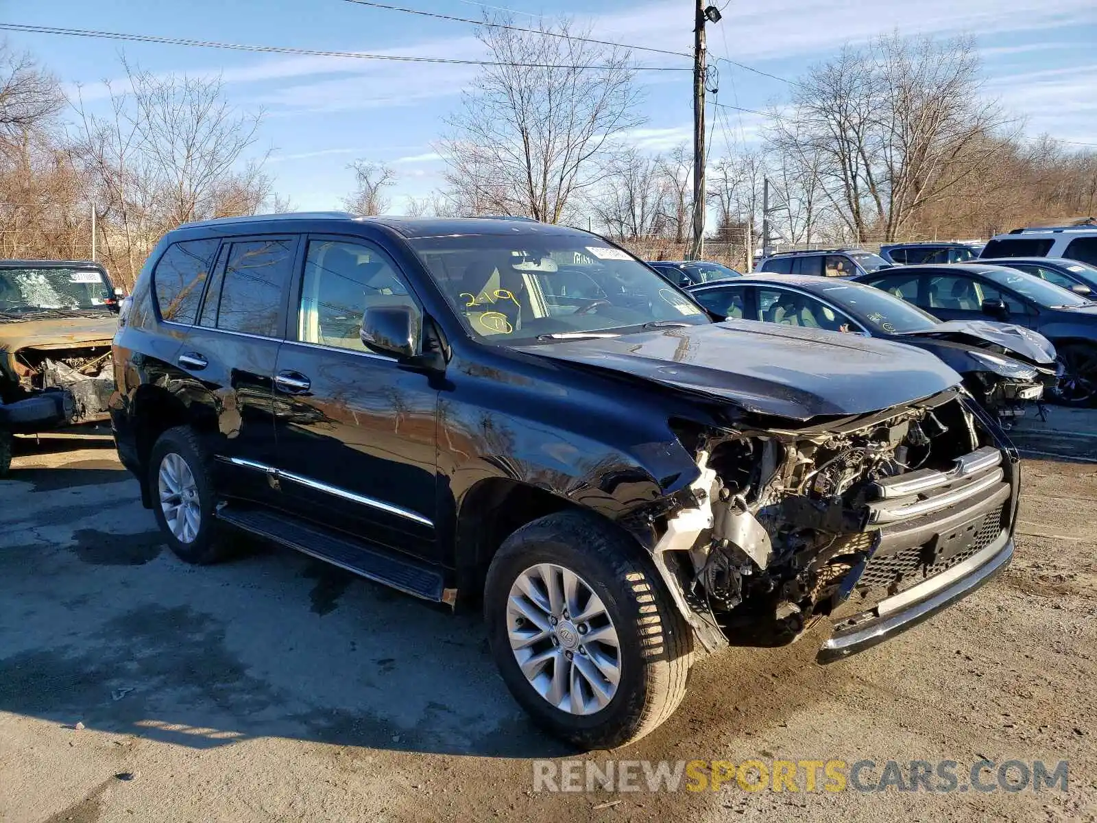 1 Photograph of a damaged car JTJBM7FX6K5217825 LEXUS GX 2019