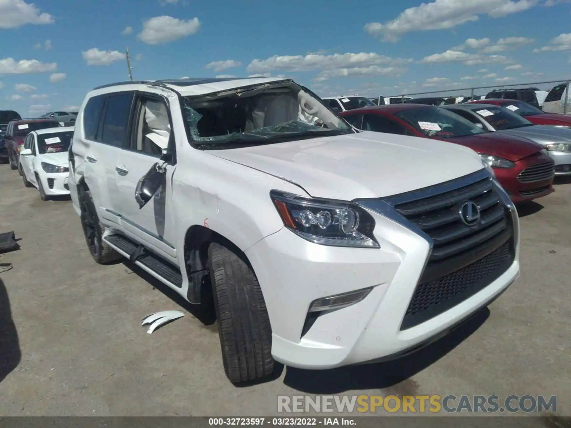 1 Фотография поврежденного автомобиля JTJBM7FX6K5221843 LEXUS GX 2019