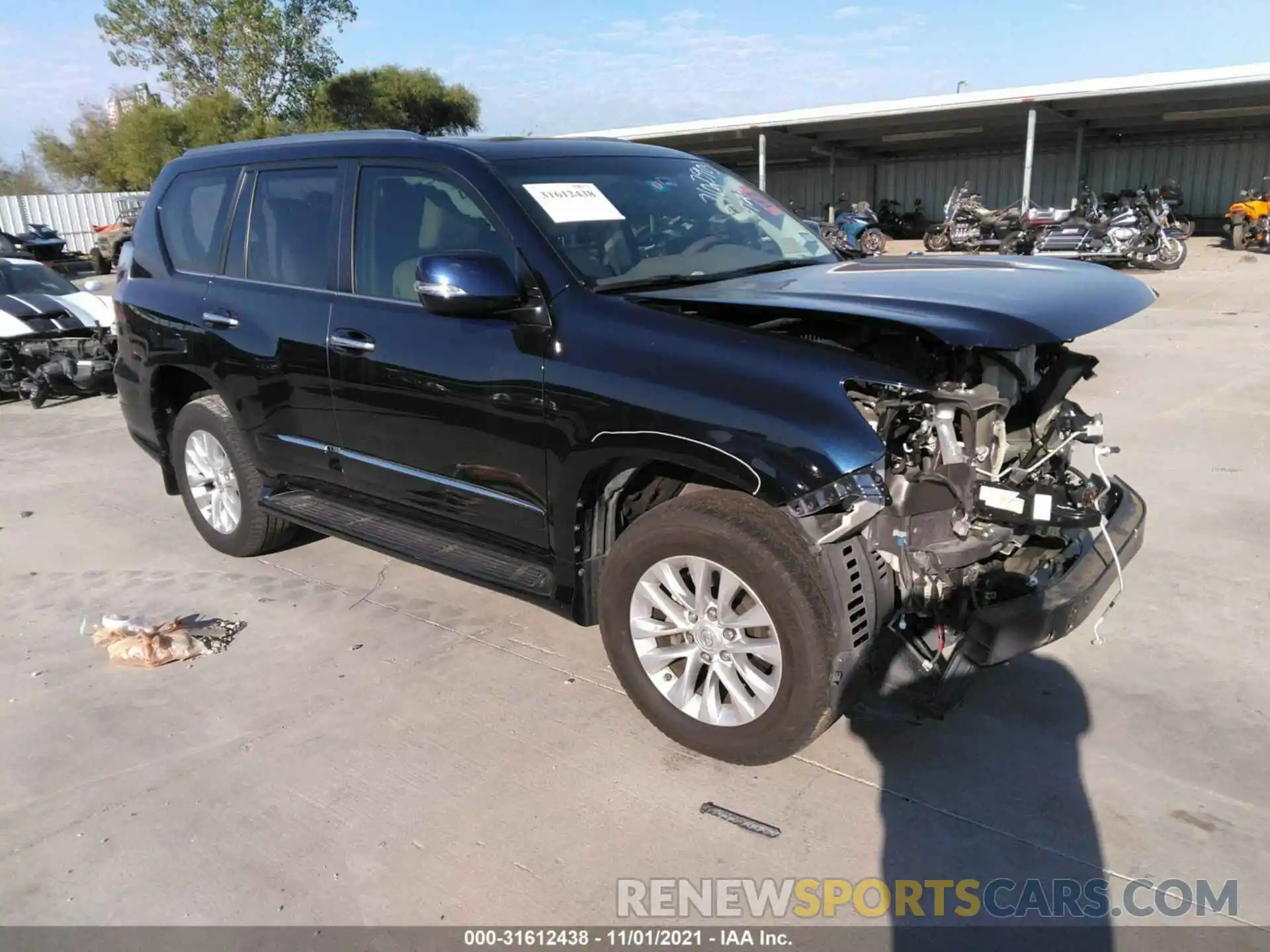 1 Photograph of a damaged car JTJBM7FX6K5222328 LEXUS GX 2019