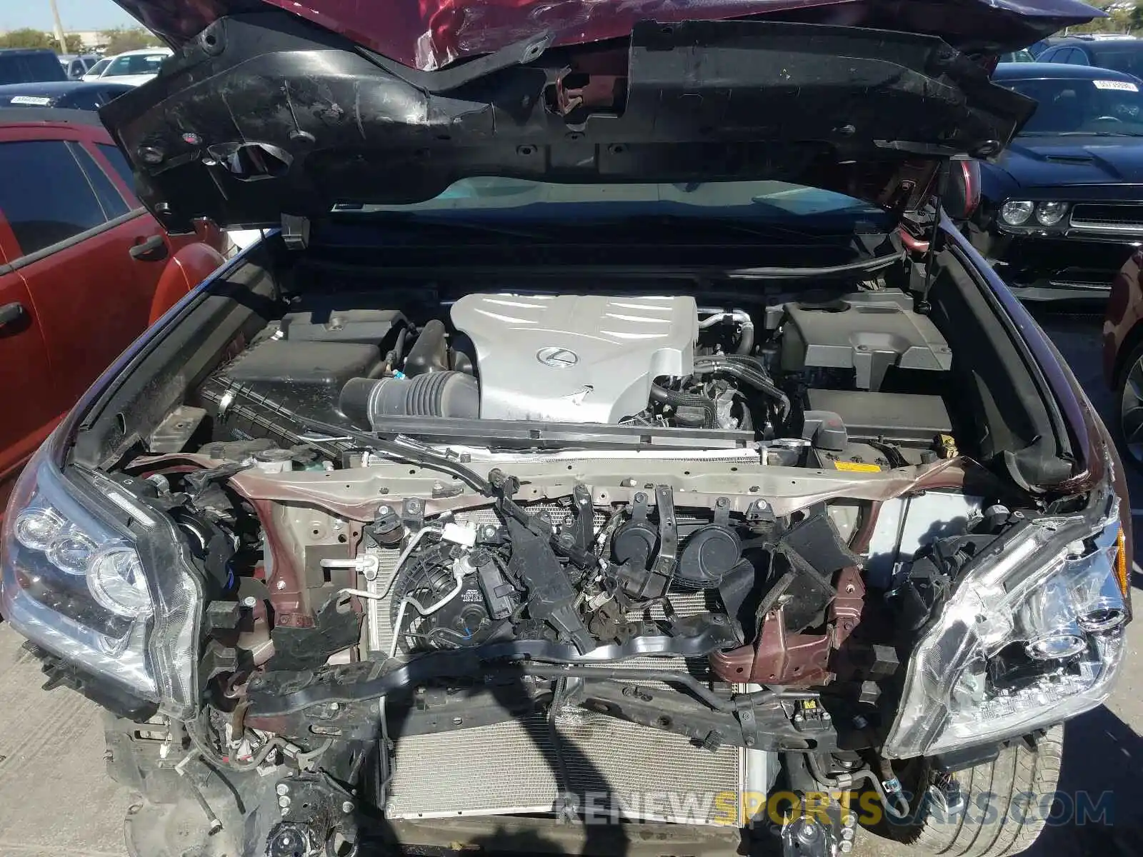 7 Photograph of a damaged car JTJBM7FX6K5222877 LEXUS GX 2019