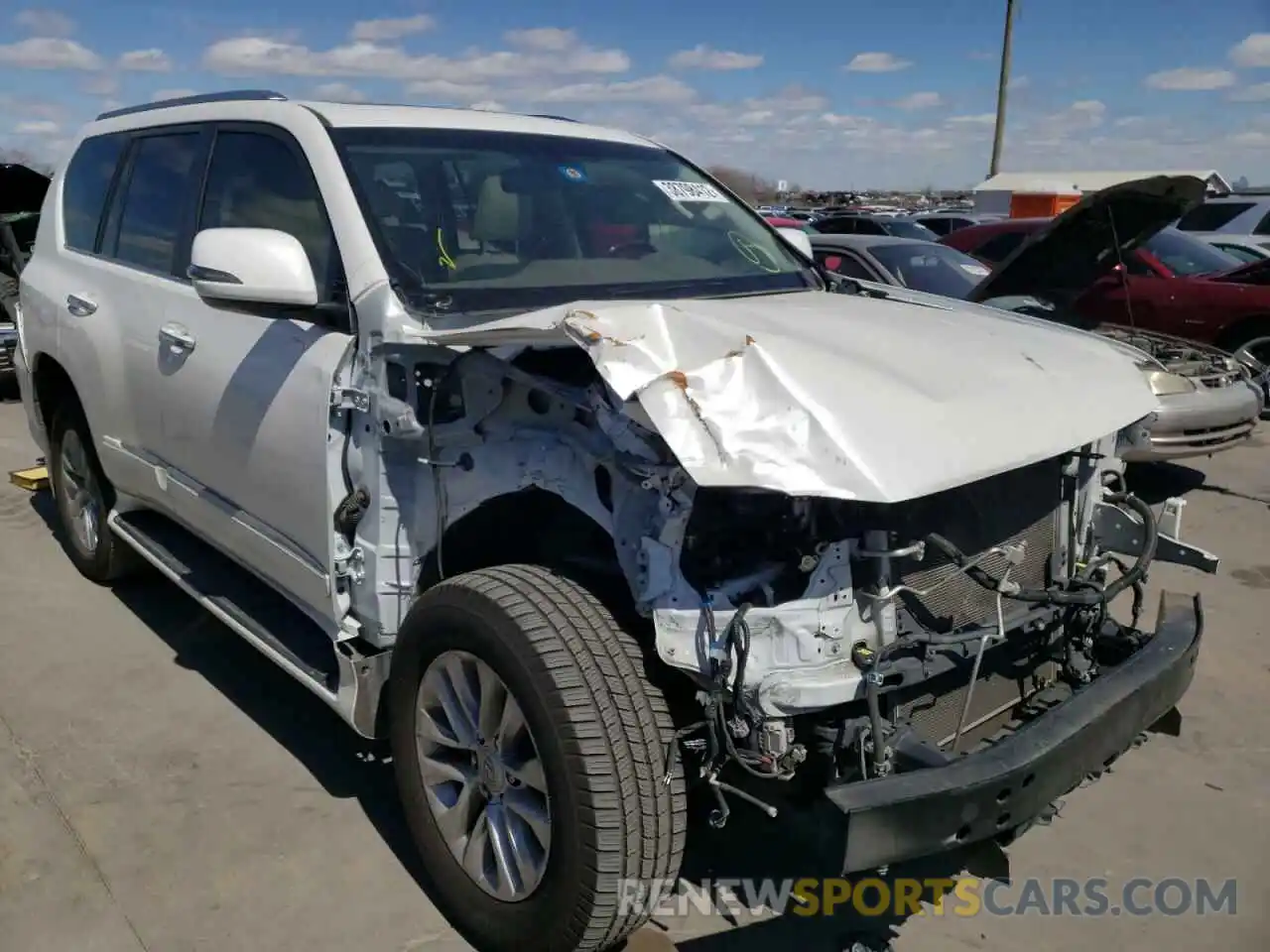 1 Photograph of a damaged car JTJBM7FX6K5223690 LEXUS GX 2019