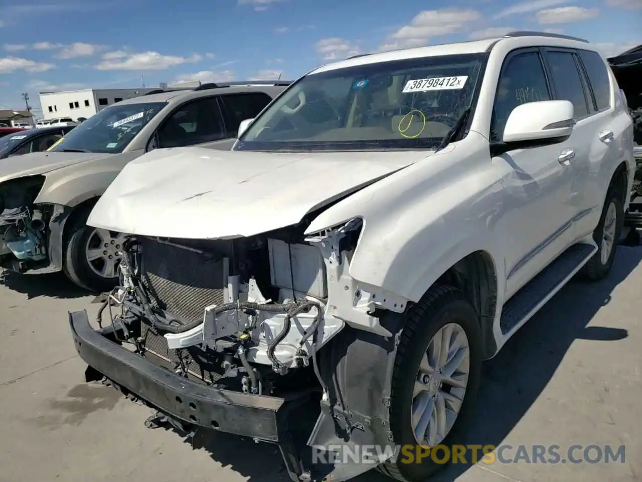 2 Photograph of a damaged car JTJBM7FX6K5223690 LEXUS GX 2019