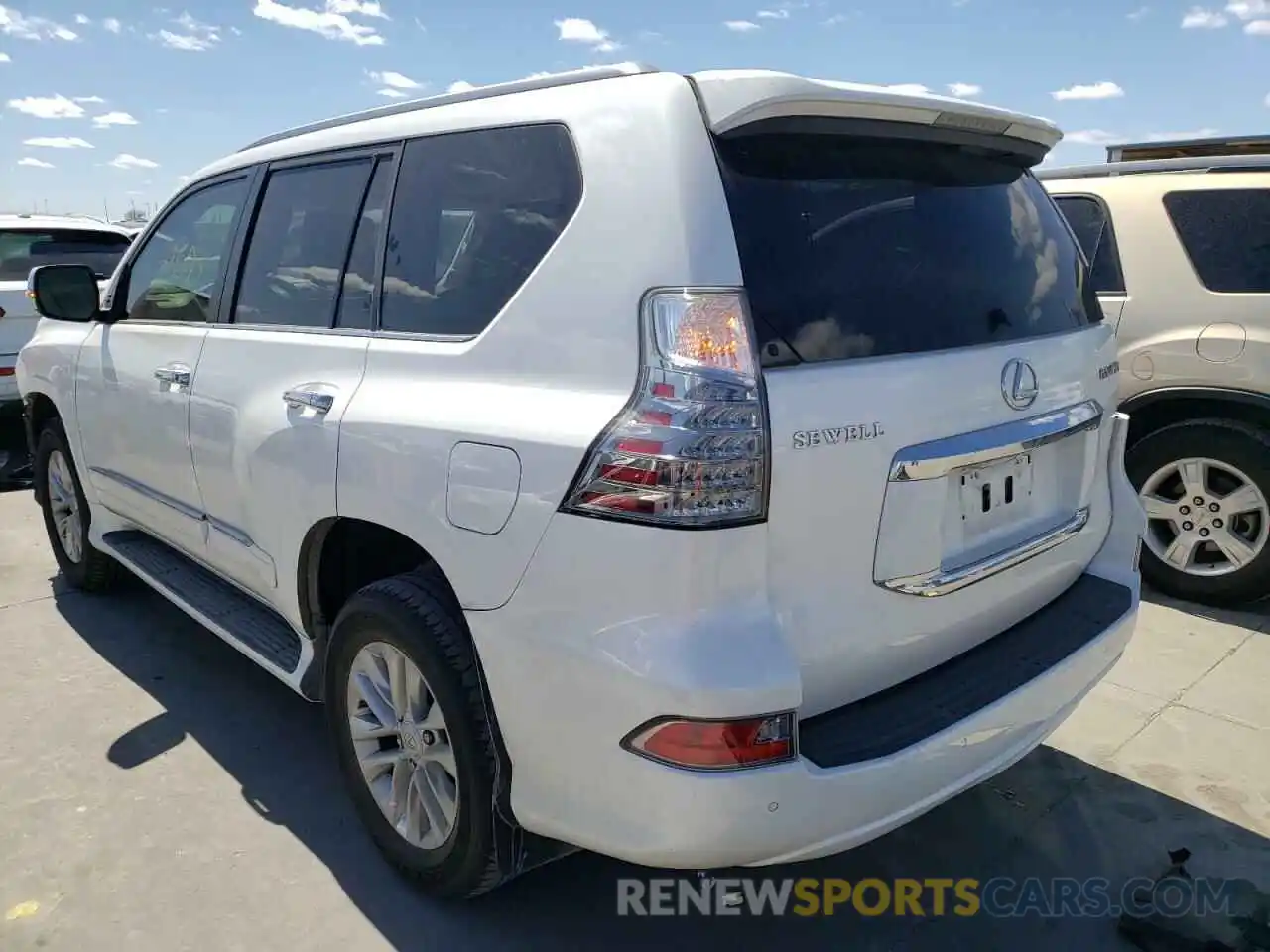 3 Photograph of a damaged car JTJBM7FX6K5223690 LEXUS GX 2019