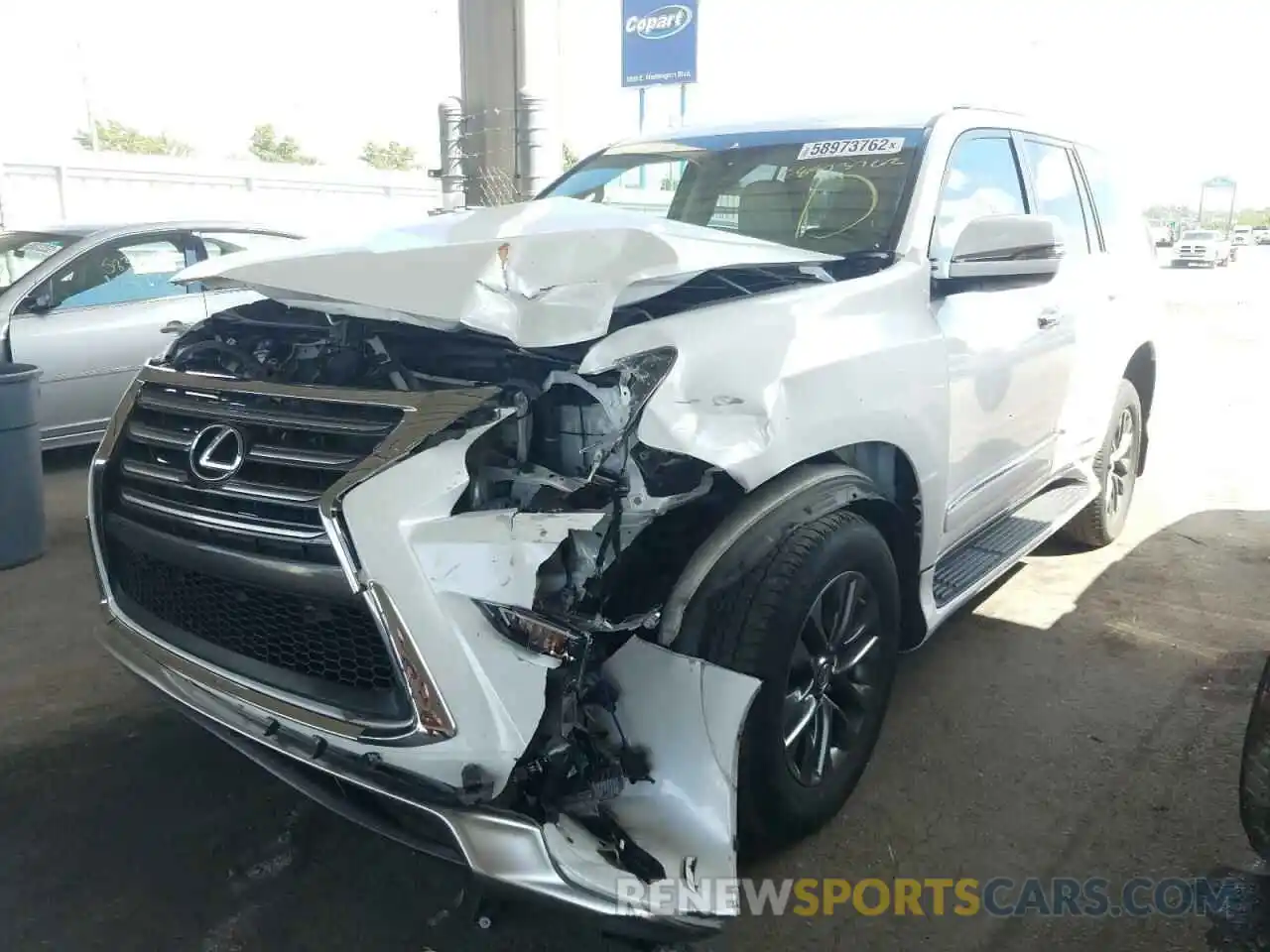 2 Photograph of a damaged car JTJBM7FX6K5225942 LEXUS GX 2019