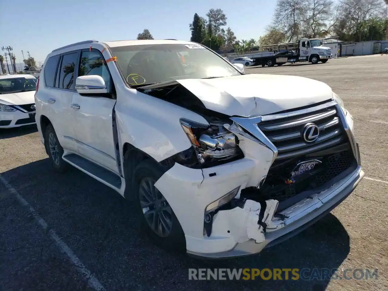 1 Photograph of a damaged car JTJBM7FX6K5228145 LEXUS GX 2019