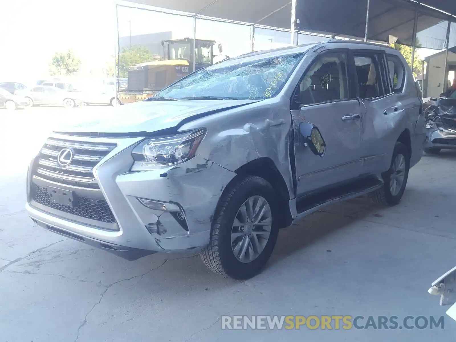 2 Photograph of a damaged car JTJBM7FX6K5229392 LEXUS GX 2019