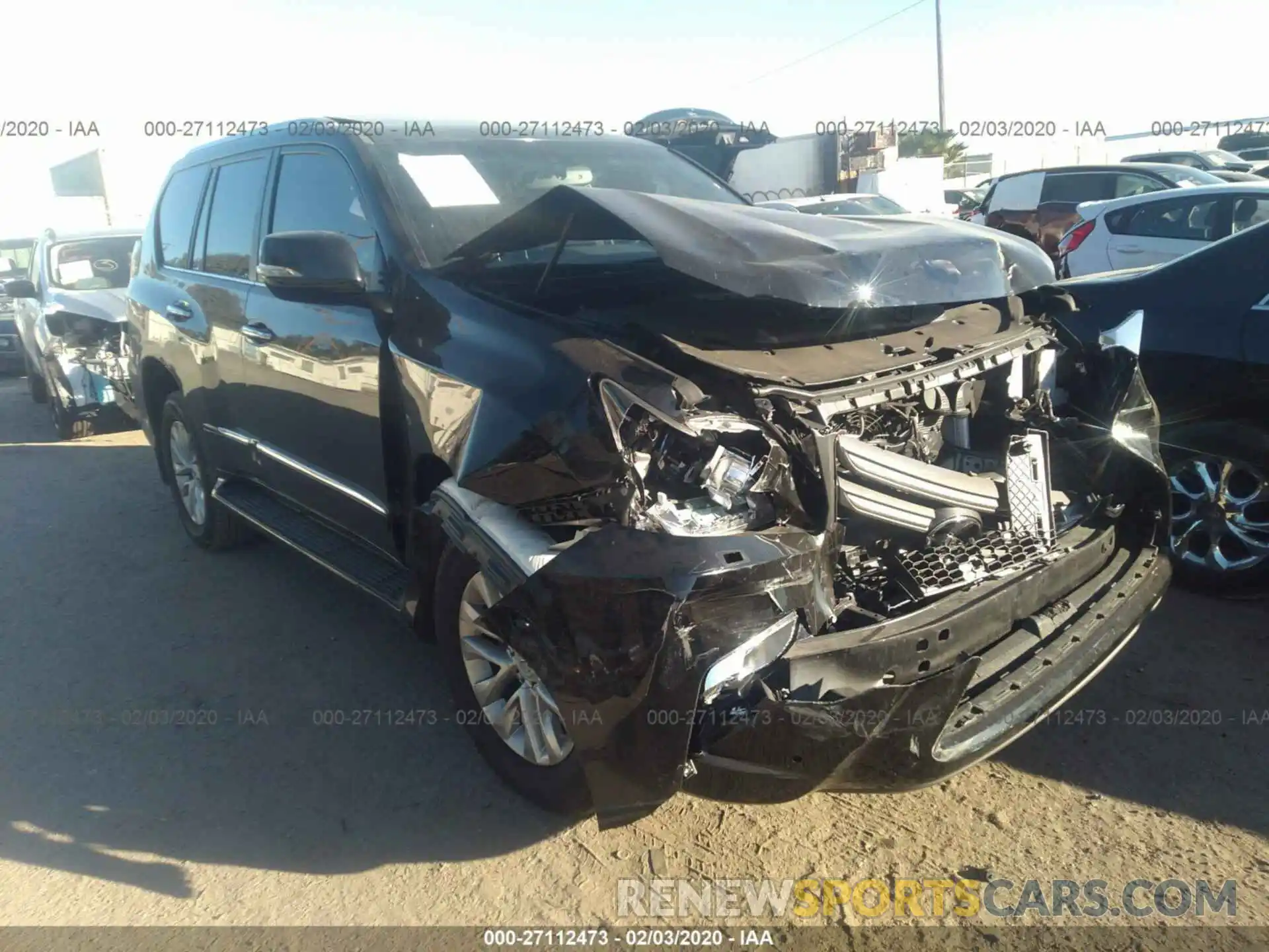 1 Photograph of a damaged car JTJBM7FX6K5230302 LEXUS GX 2019