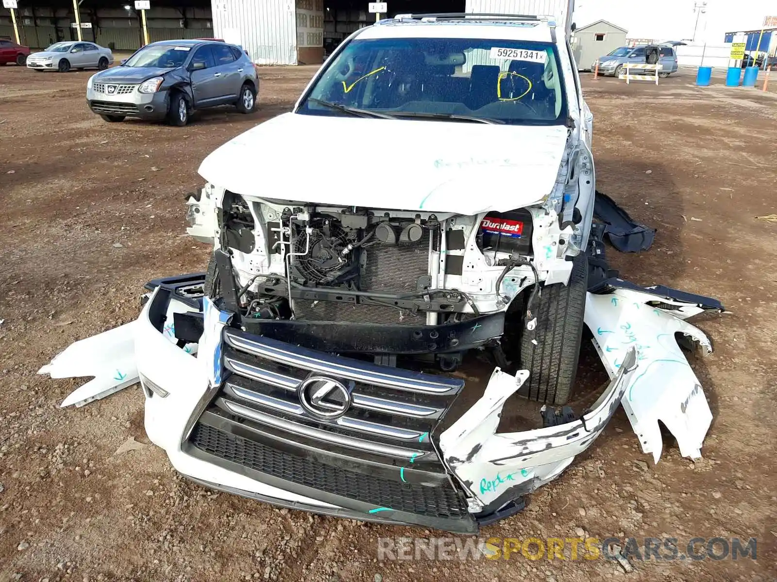 9 Фотография поврежденного автомобиля JTJBM7FX6K5232745 LEXUS GX 2019