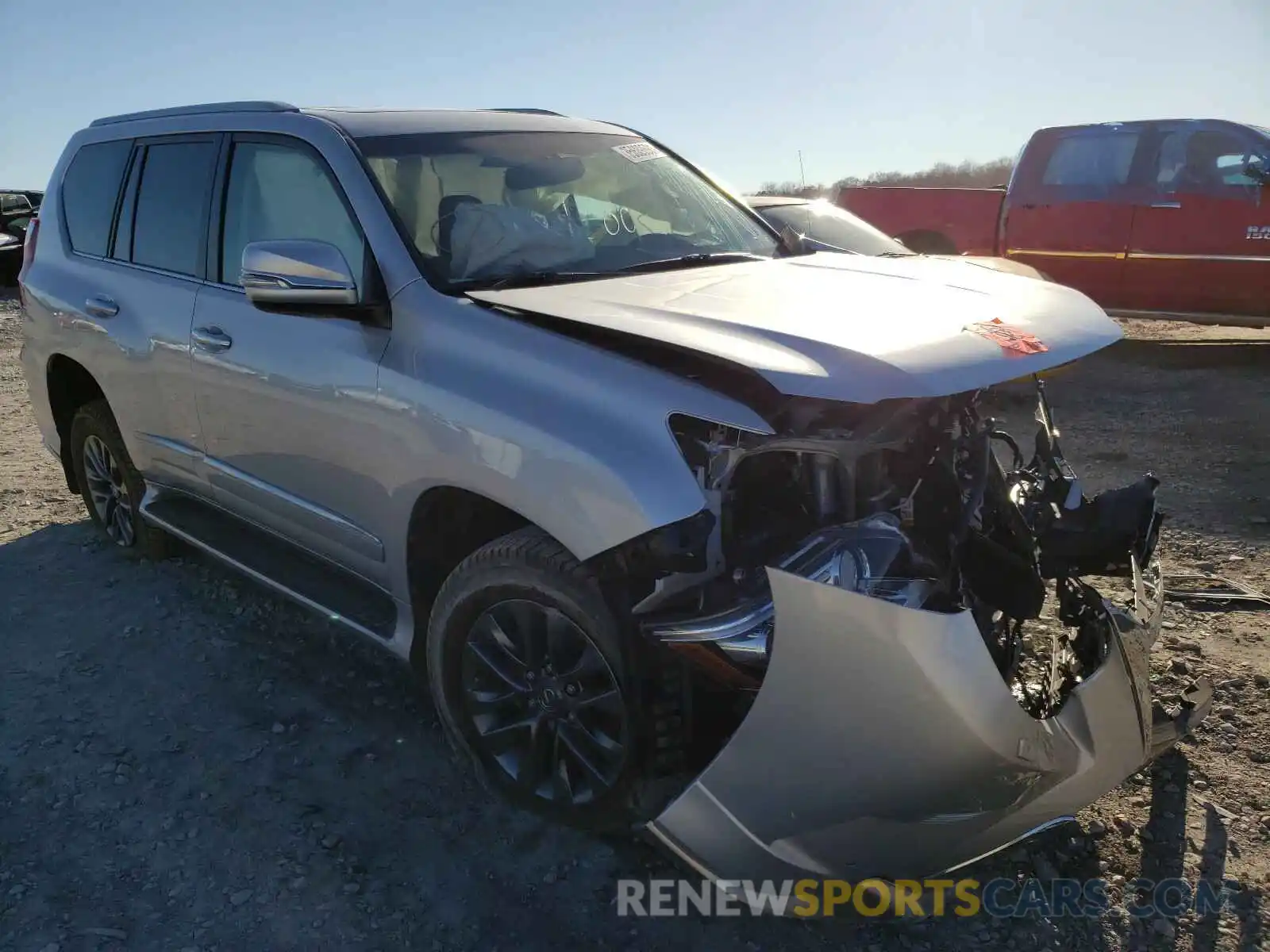 1 Photograph of a damaged car JTJBM7FX6K5239033 LEXUS GX 2019