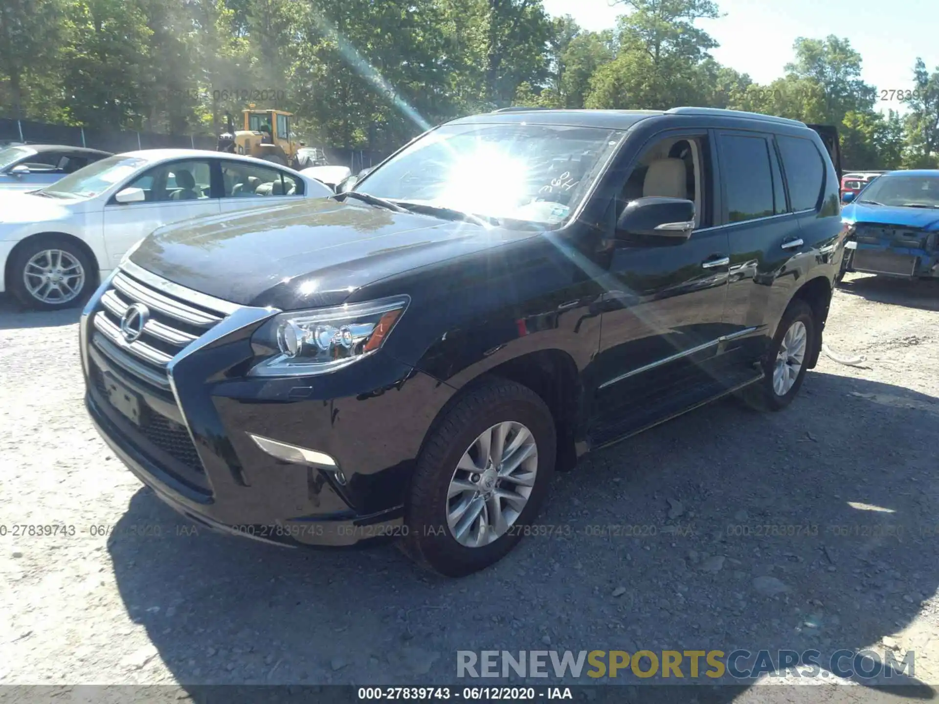 2 Photograph of a damaged car JTJBM7FX7K5212830 LEXUS GX 2019