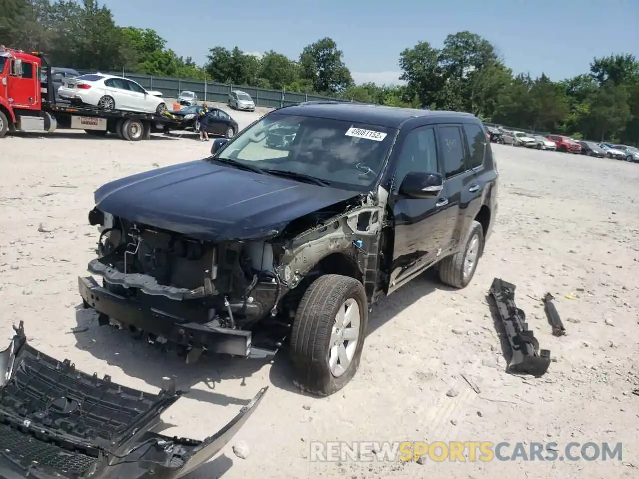 2 Photograph of a damaged car JTJBM7FX7K5213489 LEXUS GX 2019