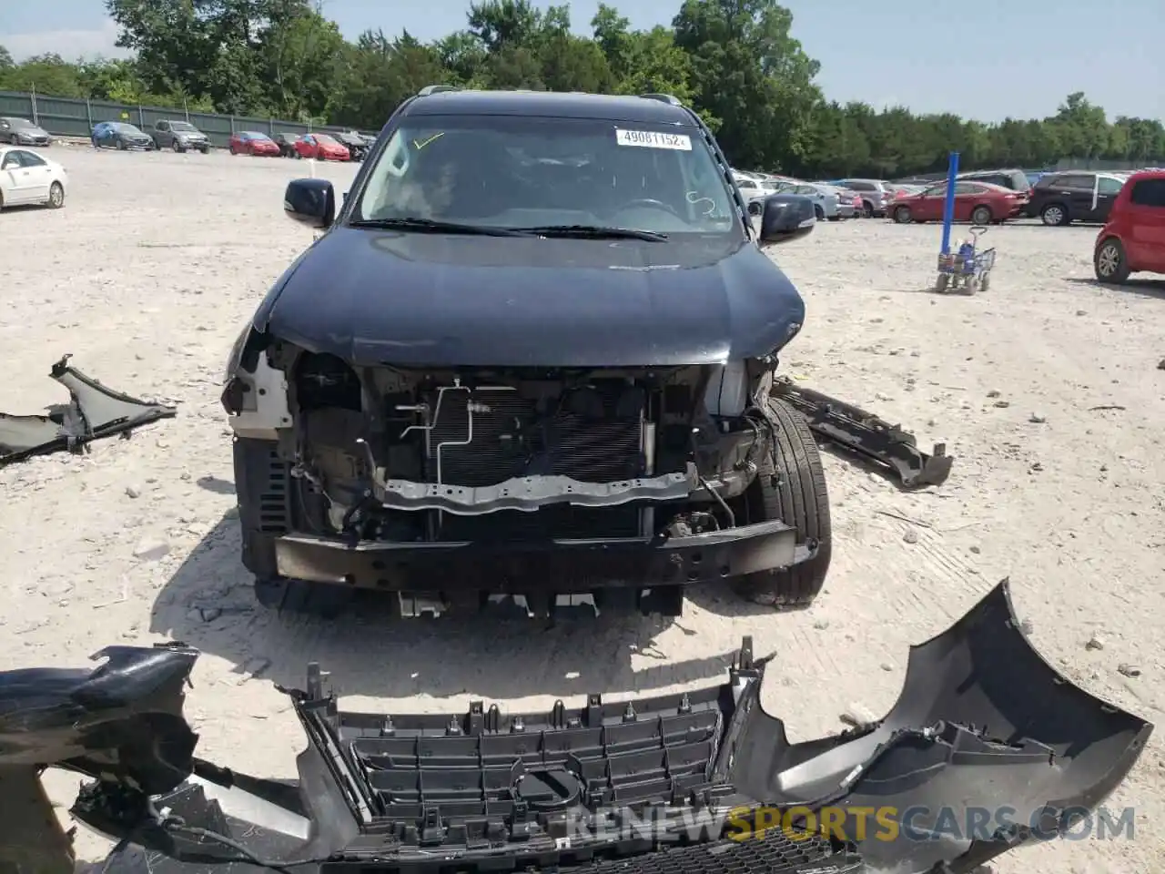 9 Photograph of a damaged car JTJBM7FX7K5213489 LEXUS GX 2019