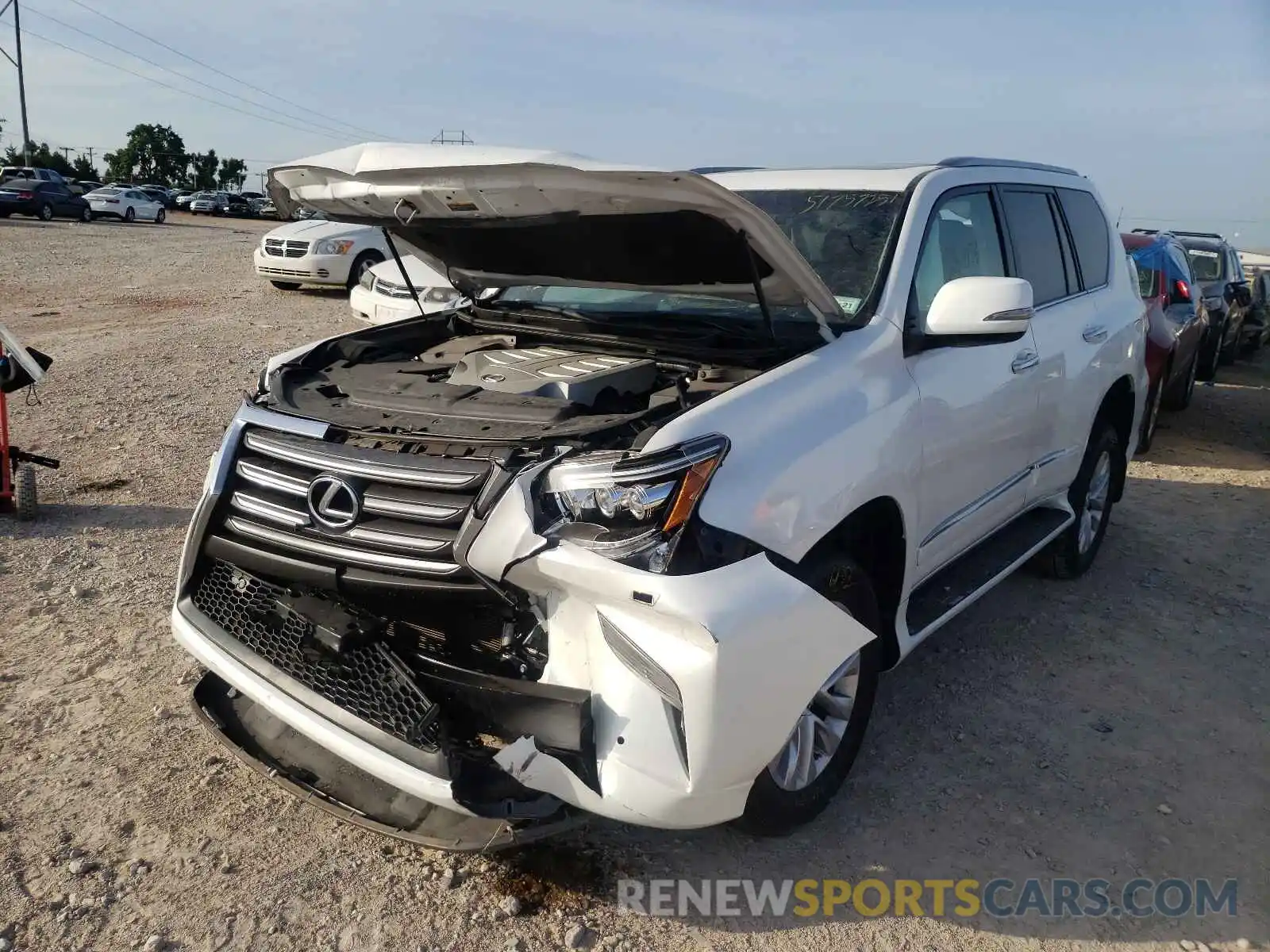 2 Photograph of a damaged car JTJBM7FX7K5213931 LEXUS GX 2019