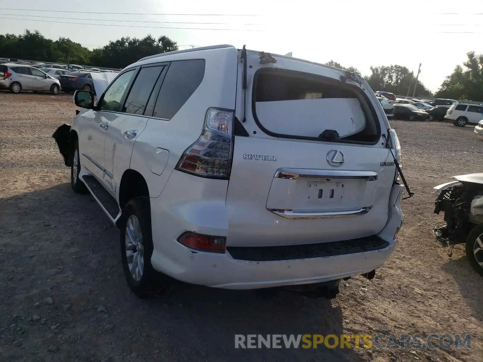 3 Photograph of a damaged car JTJBM7FX7K5213931 LEXUS GX 2019