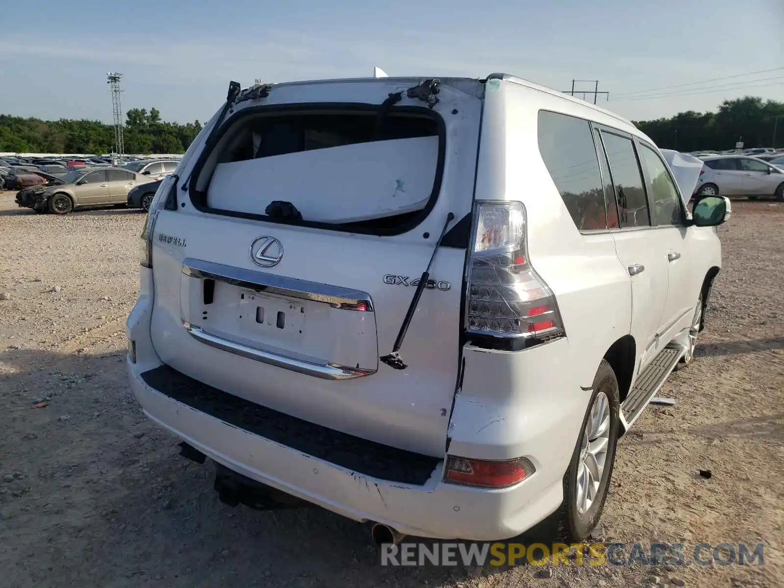 4 Photograph of a damaged car JTJBM7FX7K5213931 LEXUS GX 2019