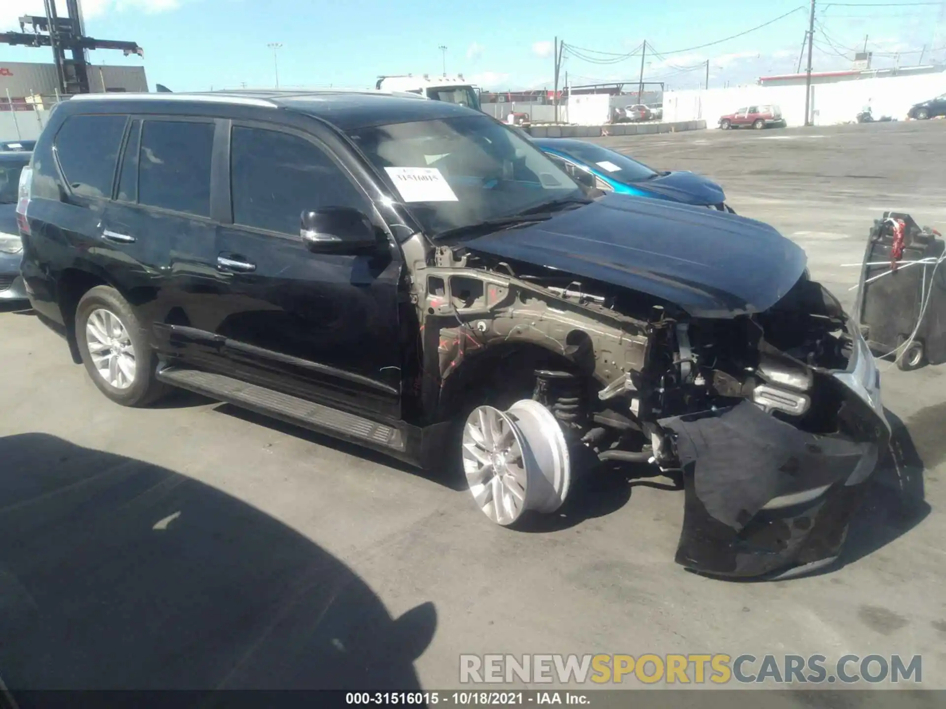 1 Photograph of a damaged car JTJBM7FX7K5214481 LEXUS GX 2019