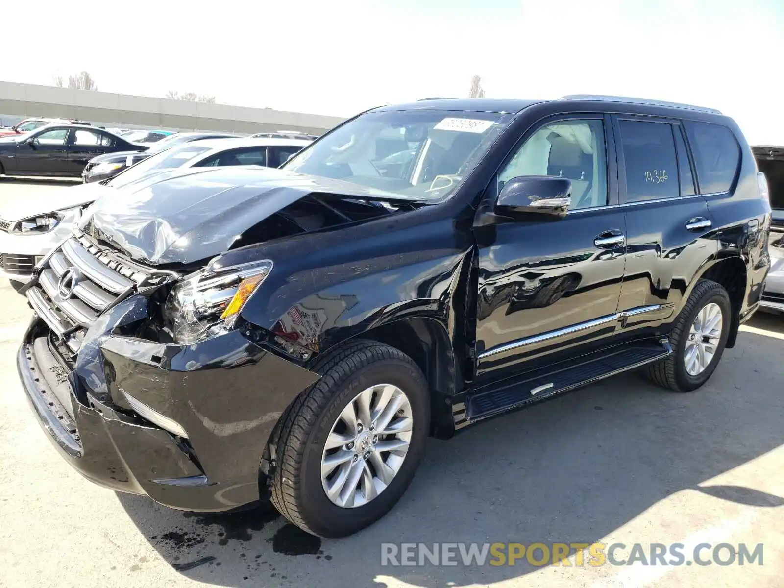 2 Photograph of a damaged car JTJBM7FX7K5218532 LEXUS GX 2019