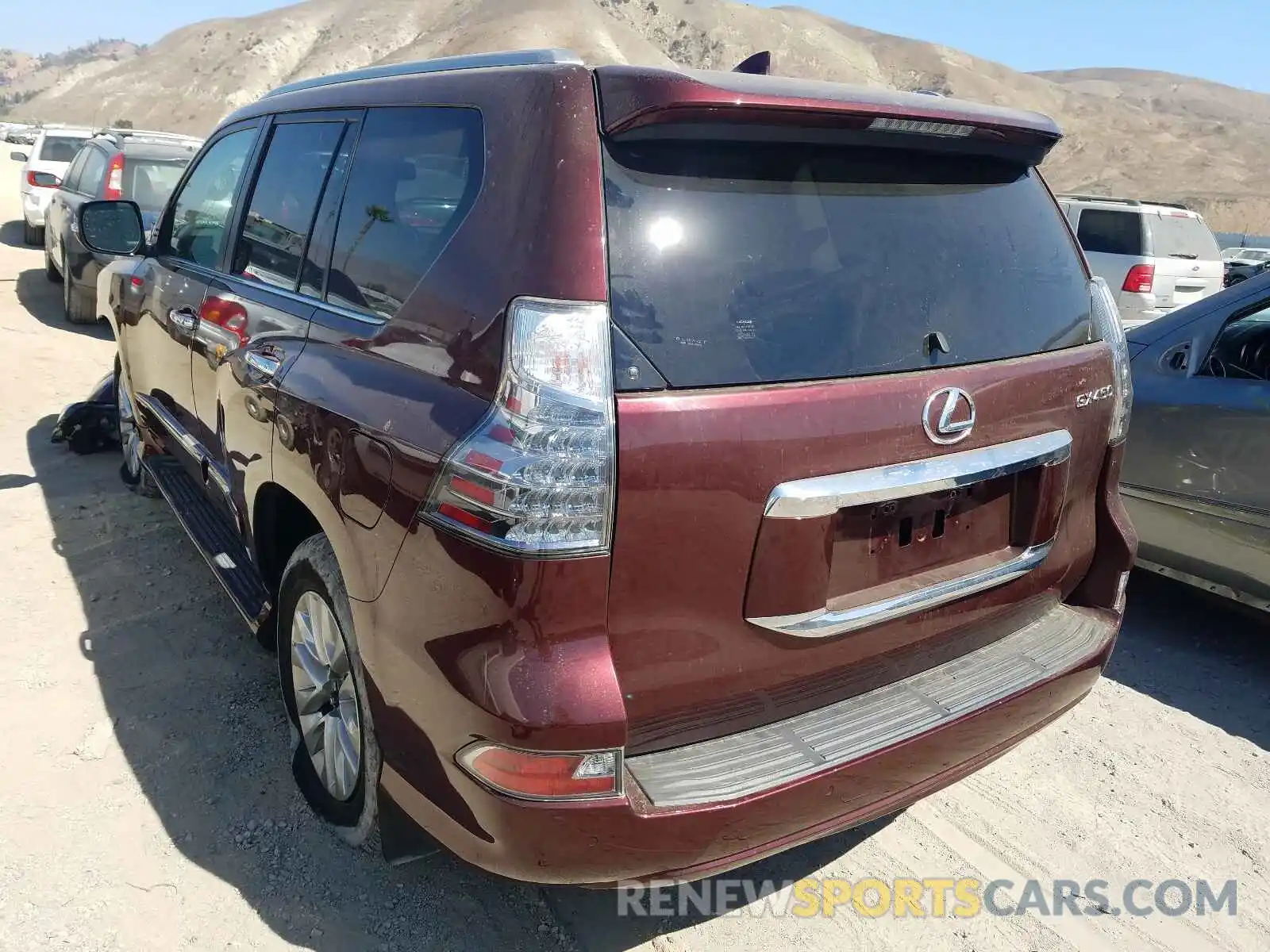 3 Фотография поврежденного автомобиля JTJBM7FX7K5218658 LEXUS GX 2019