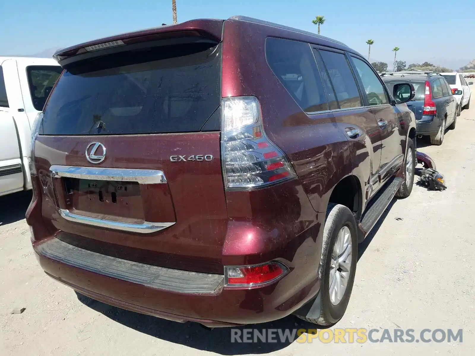 4 Фотография поврежденного автомобиля JTJBM7FX7K5218658 LEXUS GX 2019