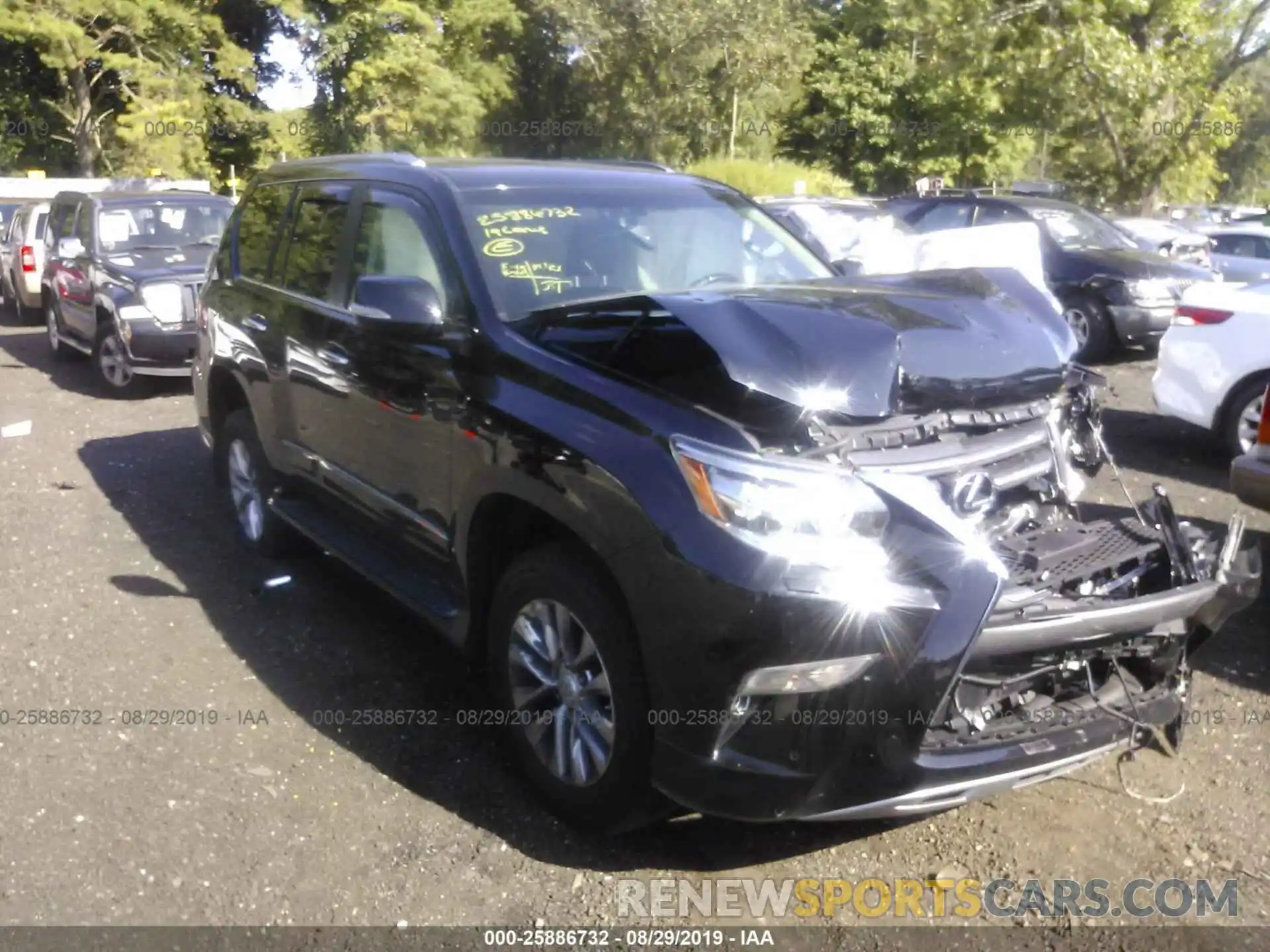 1 Photograph of a damaged car JTJBM7FX7K5219759 LEXUS GX 2019