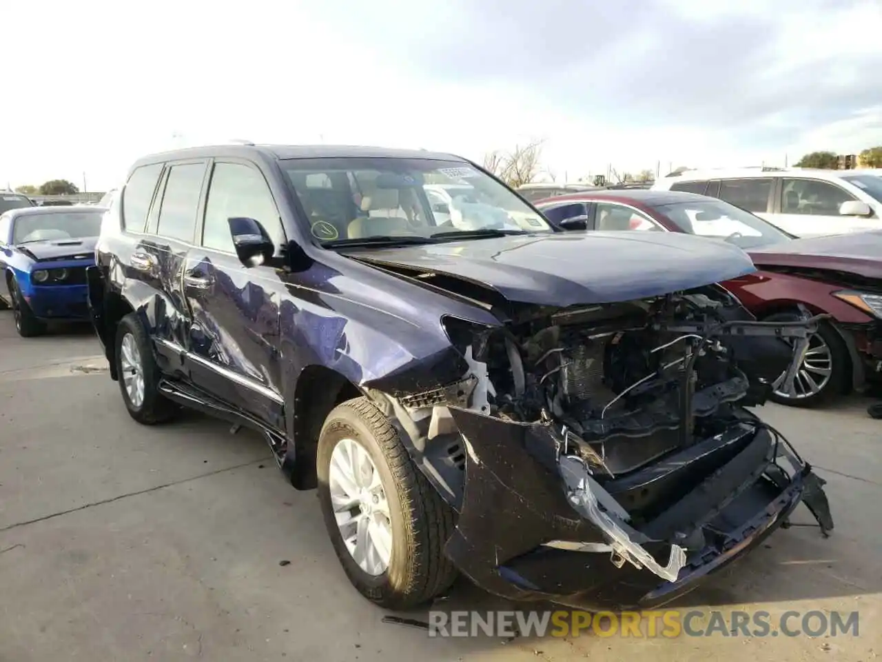 1 Photograph of a damaged car JTJBM7FX7K5220295 LEXUS GX 2019