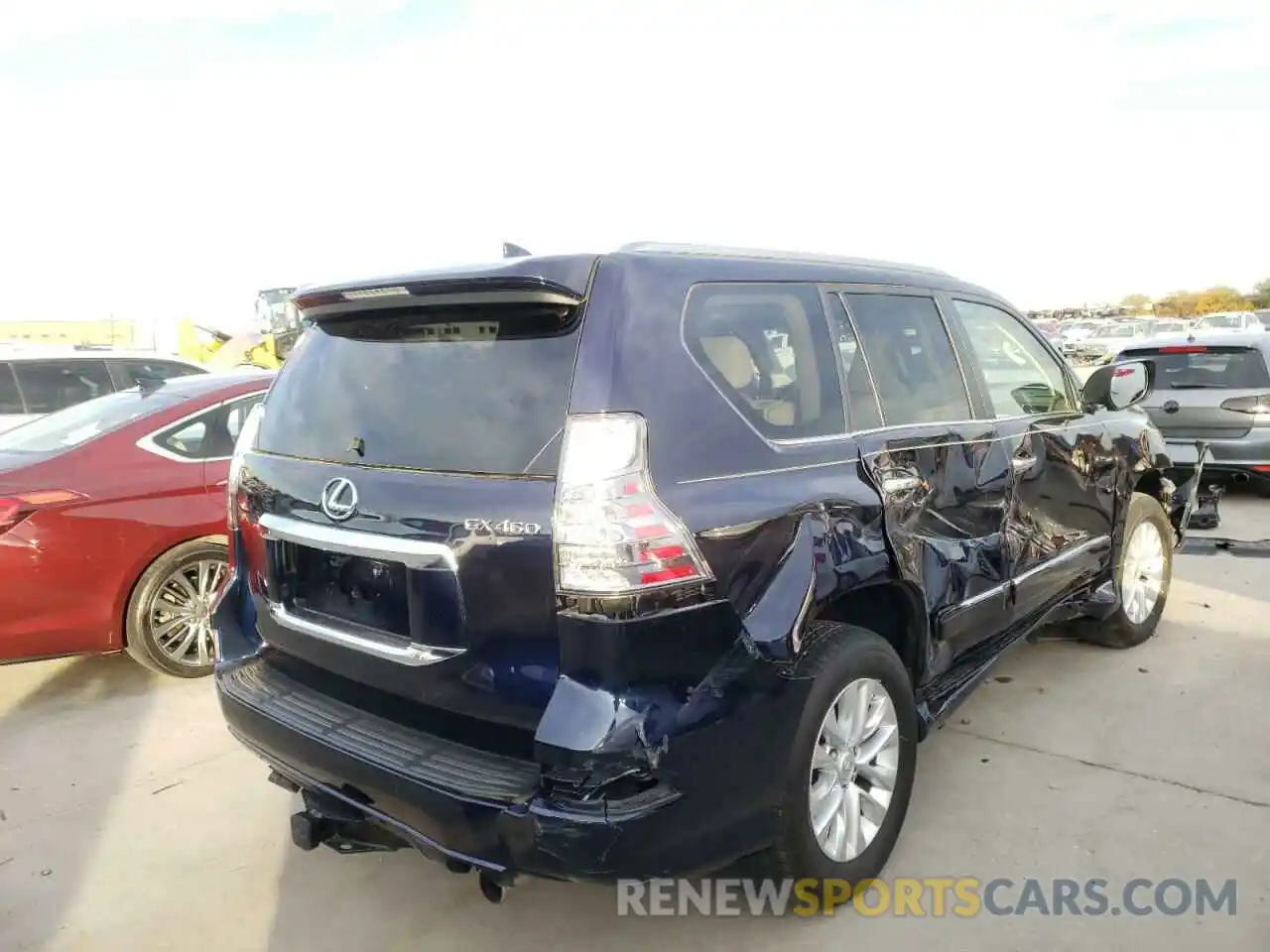 4 Photograph of a damaged car JTJBM7FX7K5220295 LEXUS GX 2019