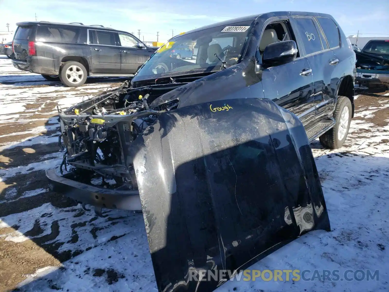 2 Фотография поврежденного автомобиля JTJBM7FX7K5220619 LEXUS GX 2019