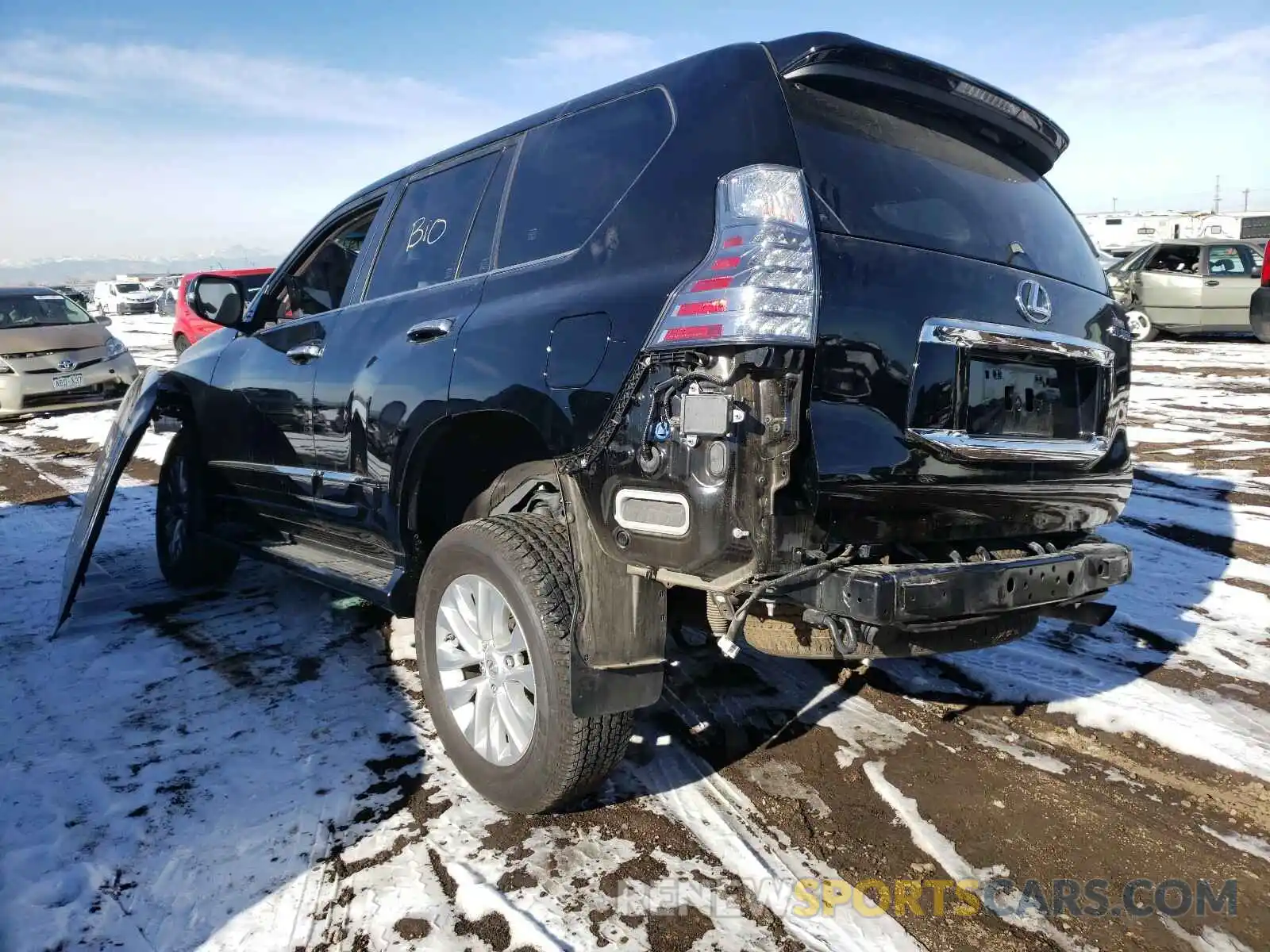 3 Фотография поврежденного автомобиля JTJBM7FX7K5220619 LEXUS GX 2019