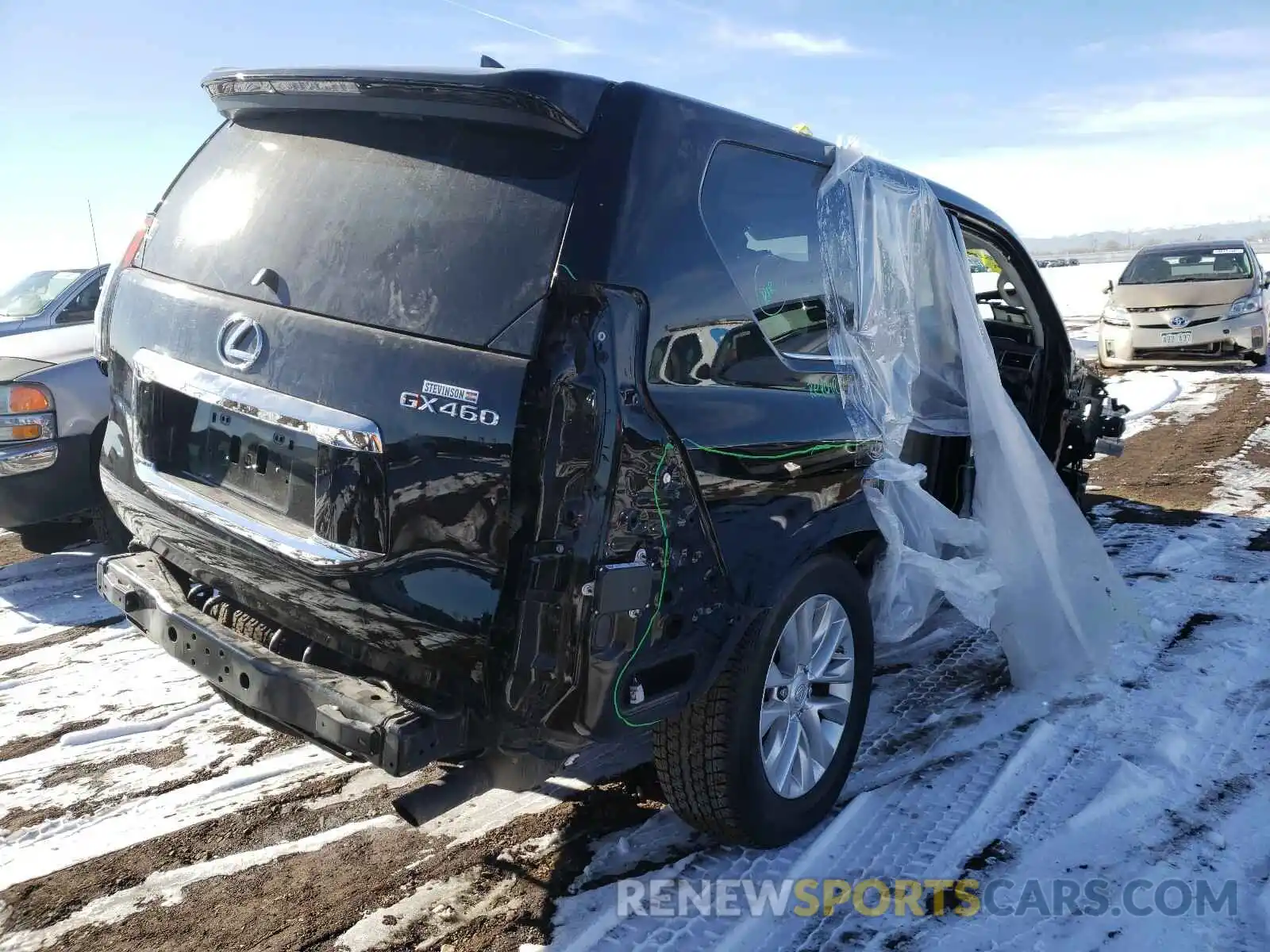 4 Фотография поврежденного автомобиля JTJBM7FX7K5220619 LEXUS GX 2019