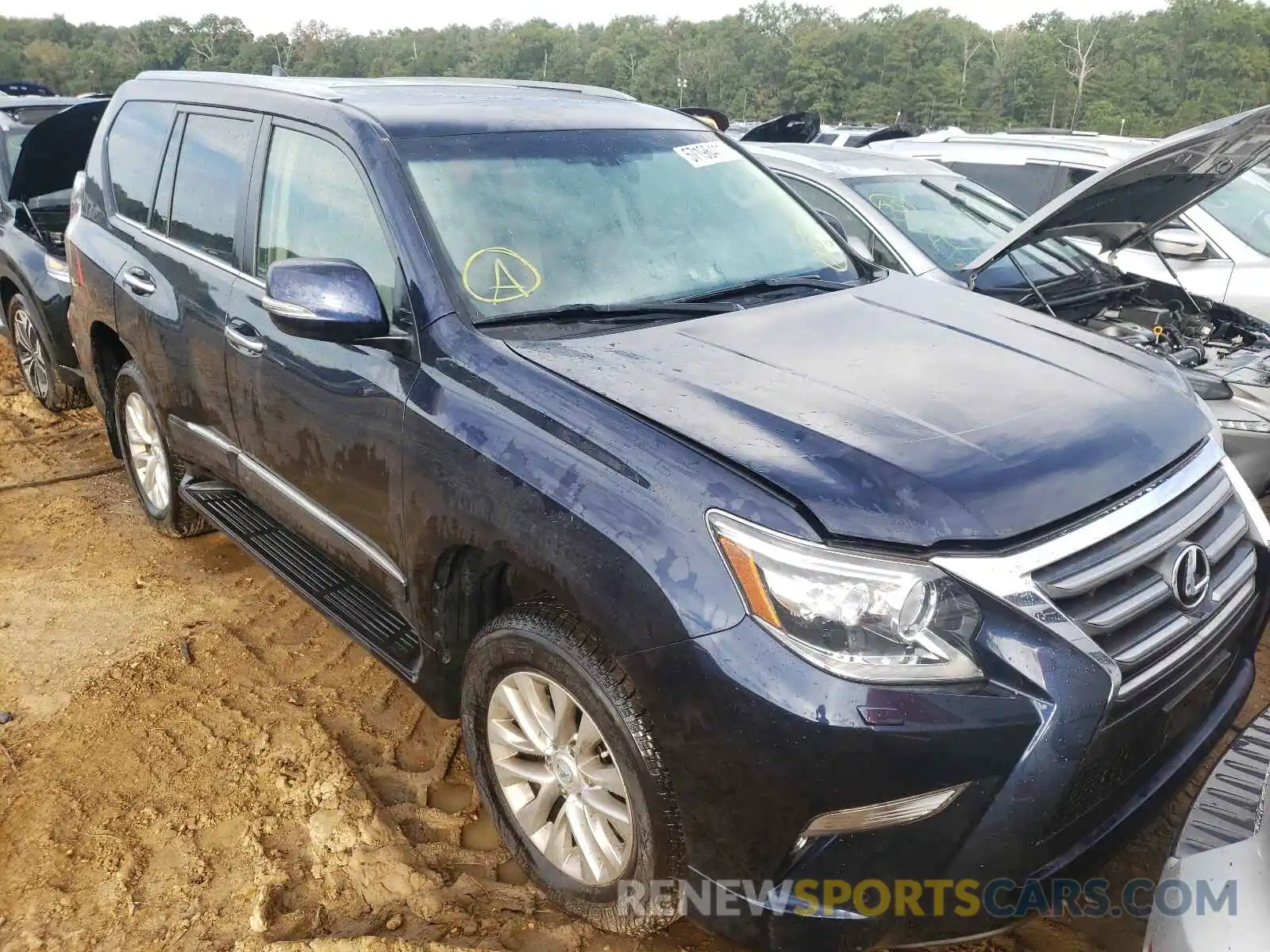 1 Photograph of a damaged car JTJBM7FX7K5221253 LEXUS GX 2019