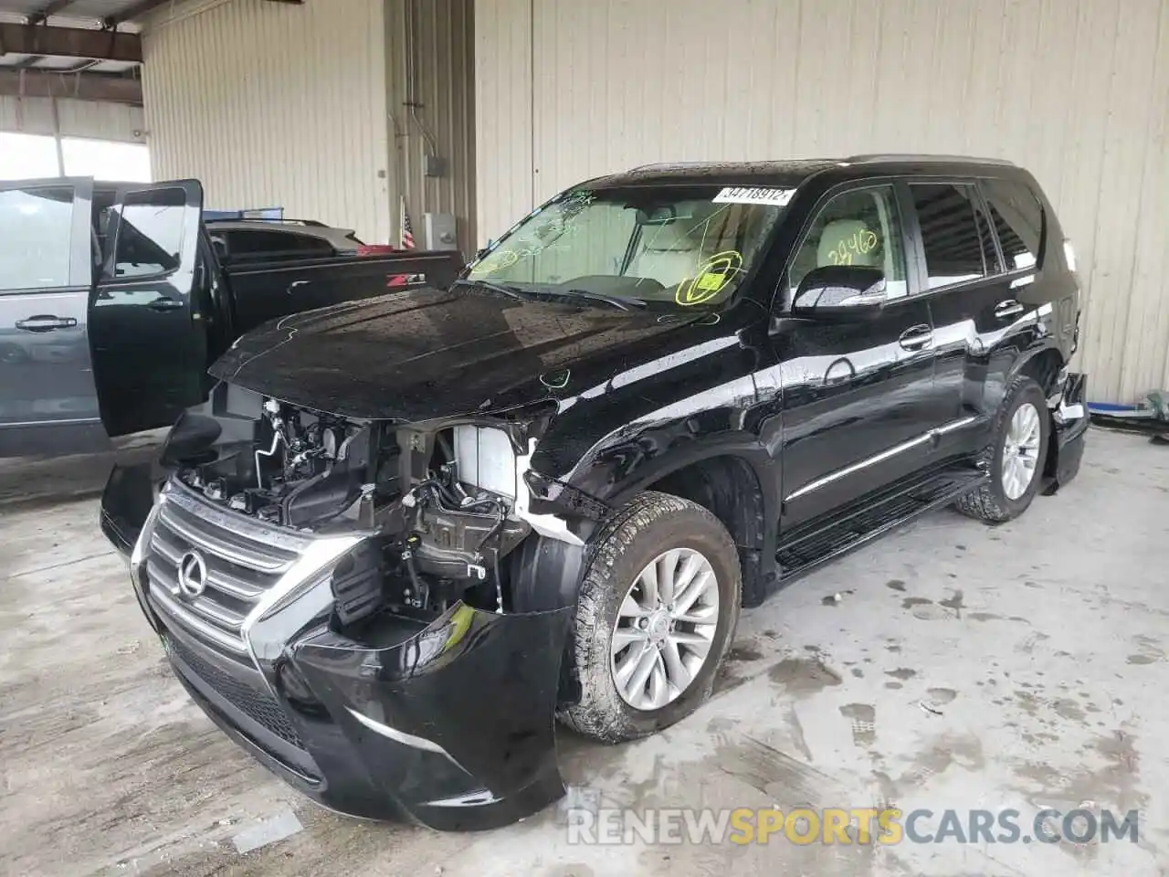 2 Photograph of a damaged car JTJBM7FX7K5232110 LEXUS GX 2019