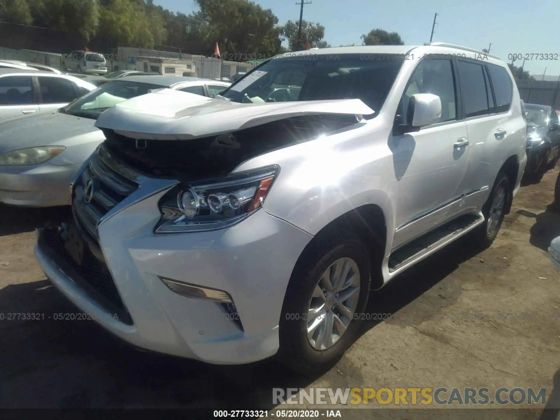 2 Photograph of a damaged car JTJBM7FX7K5233788 LEXUS GX 2019