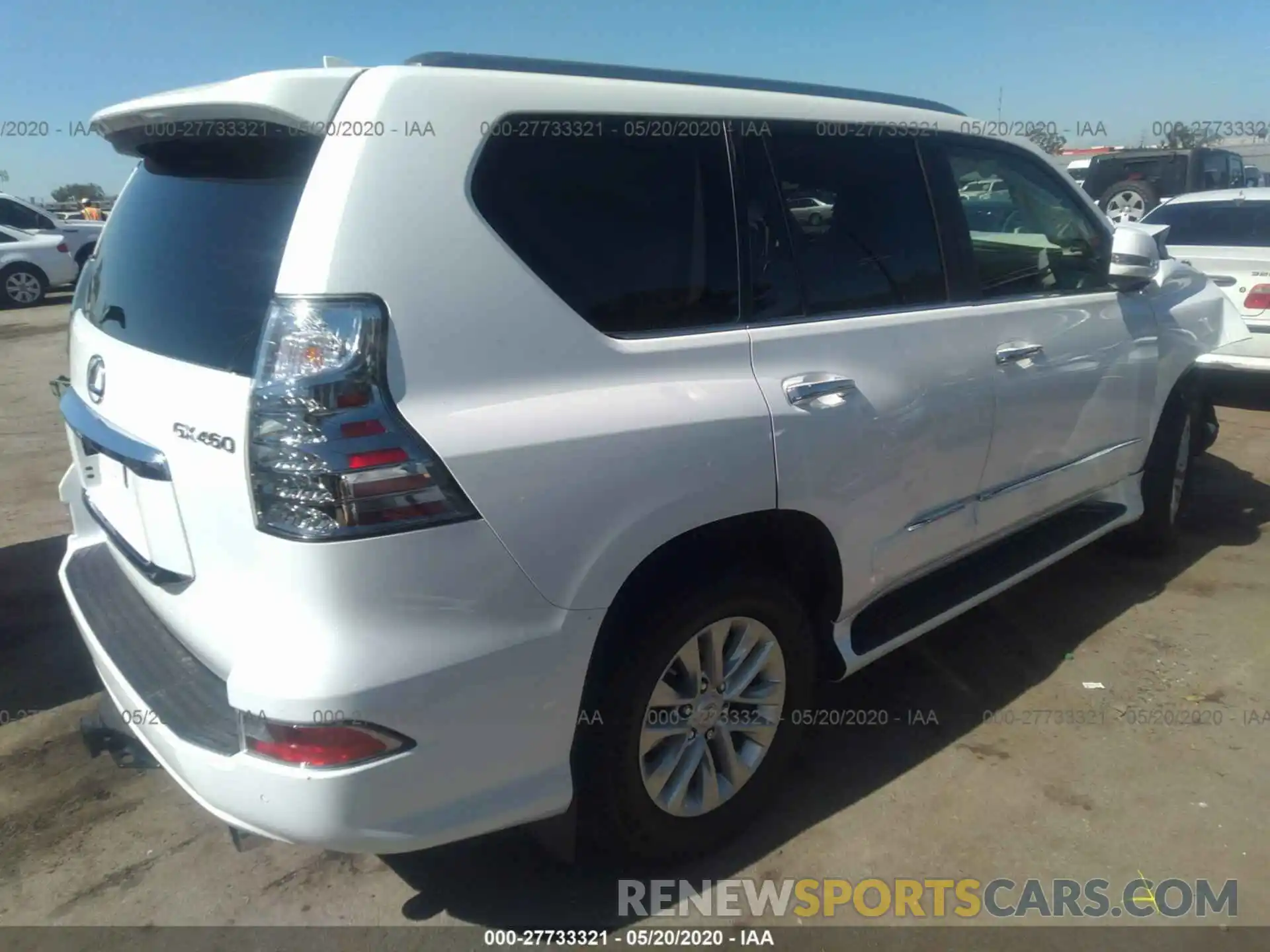 4 Фотография поврежденного автомобиля JTJBM7FX7K5233788 LEXUS GX 2019