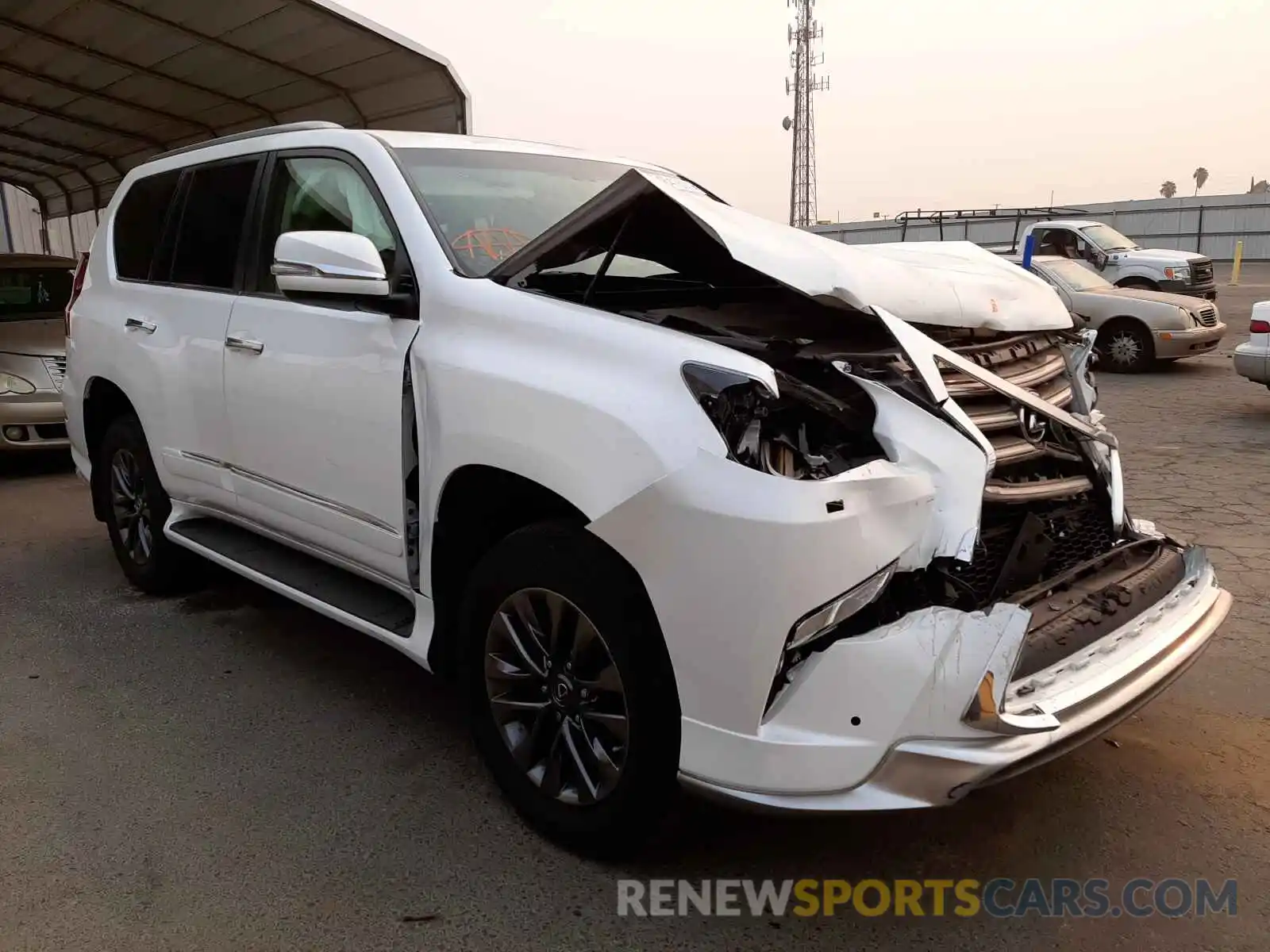 1 Photograph of a damaged car JTJBM7FX7K5235170 LEXUS GX 2019