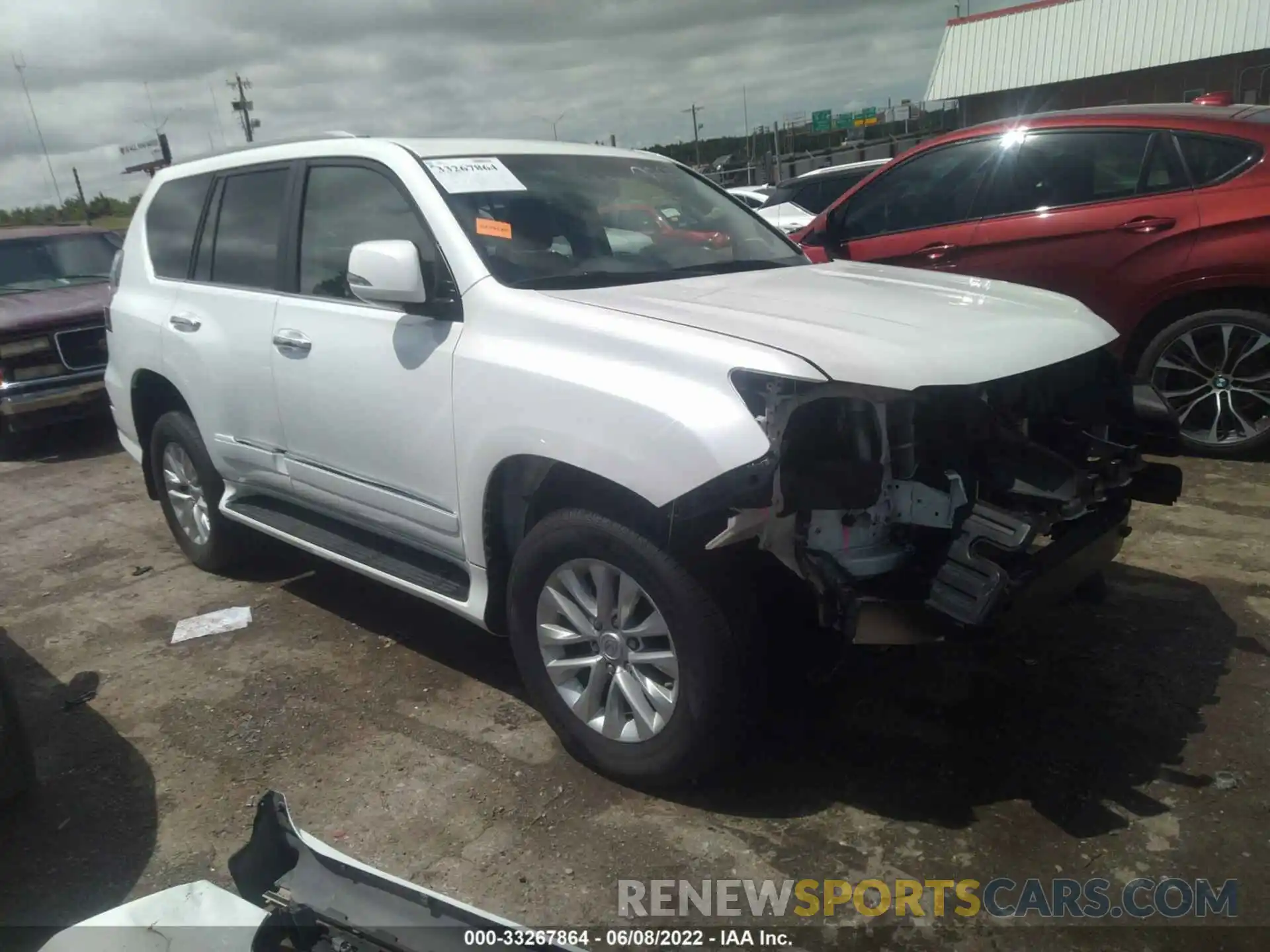 1 Photograph of a damaged car JTJBM7FX7K5237310 LEXUS GX 2019