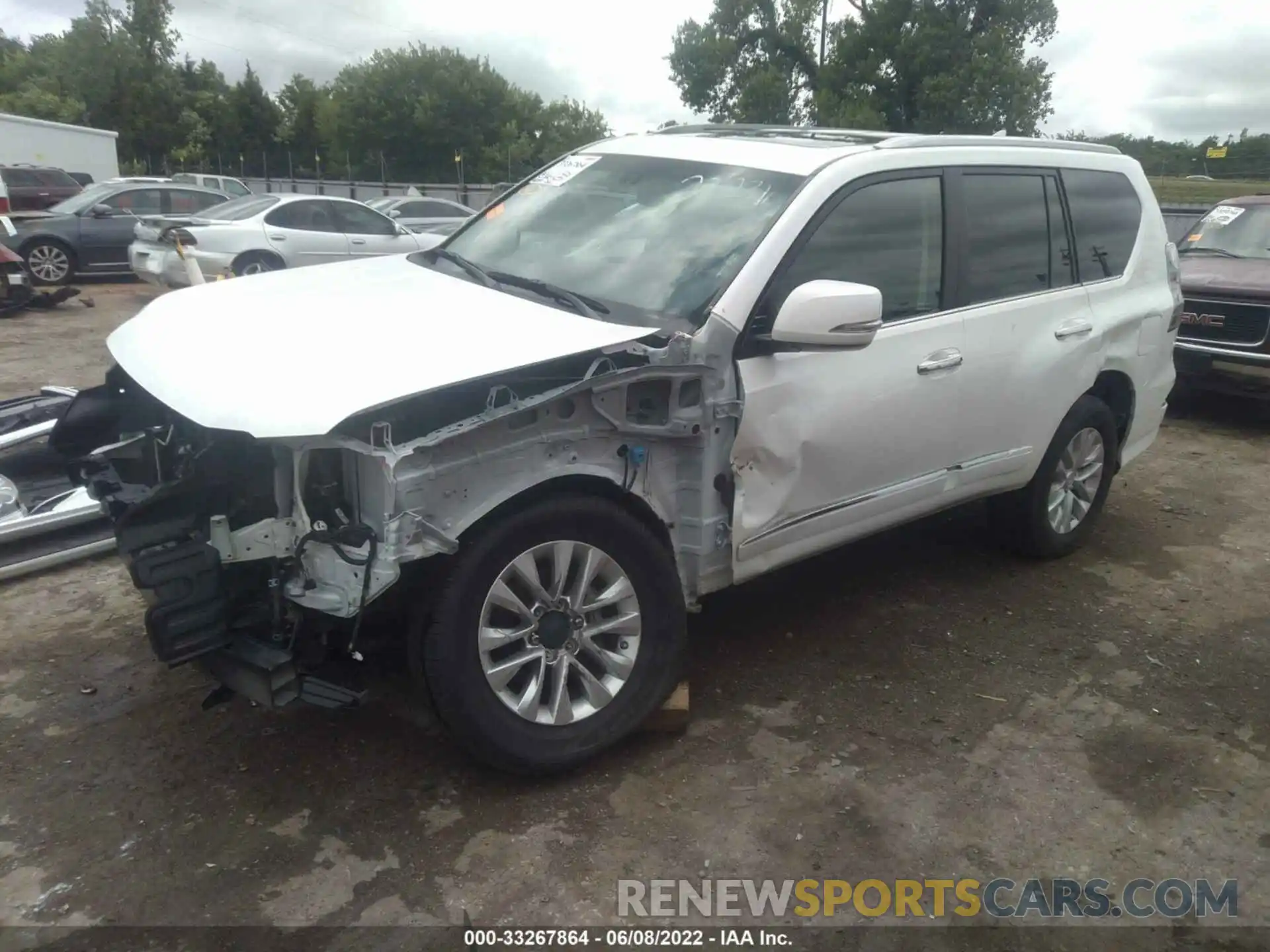 2 Photograph of a damaged car JTJBM7FX7K5237310 LEXUS GX 2019