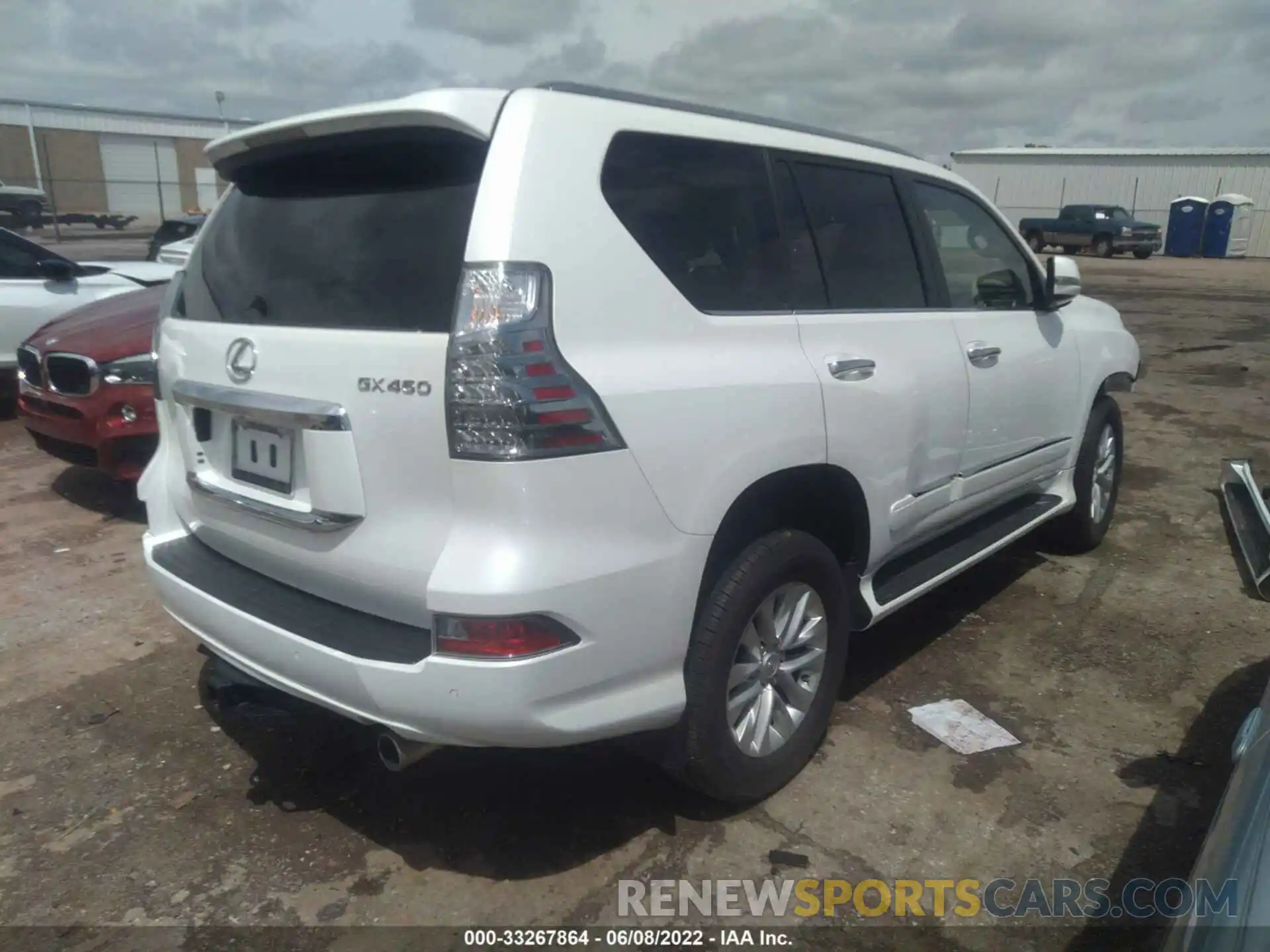 4 Фотография поврежденного автомобиля JTJBM7FX7K5237310 LEXUS GX 2019