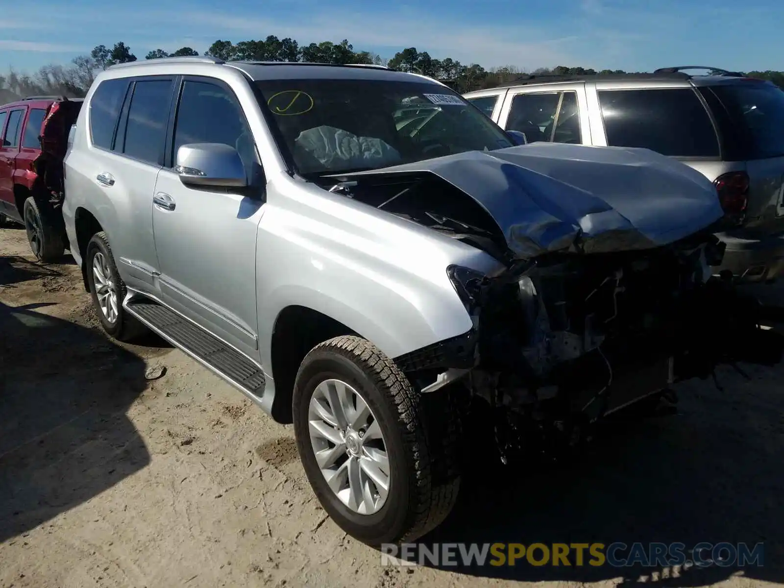 1 Photograph of a damaged car JTJBM7FX7K5238411 LEXUS GX 2019