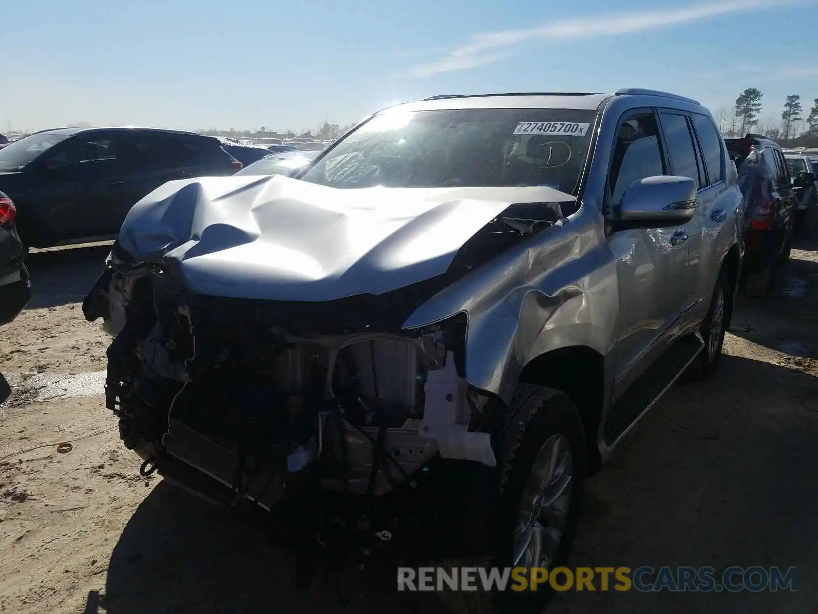 2 Photograph of a damaged car JTJBM7FX7K5238411 LEXUS GX 2019