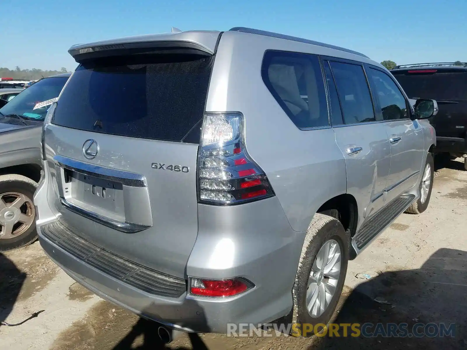 4 Photograph of a damaged car JTJBM7FX7K5238411 LEXUS GX 2019