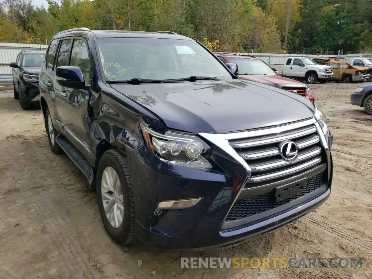 1 Photograph of a damaged car JTJBM7FX8K5210553 LEXUS GX 2019