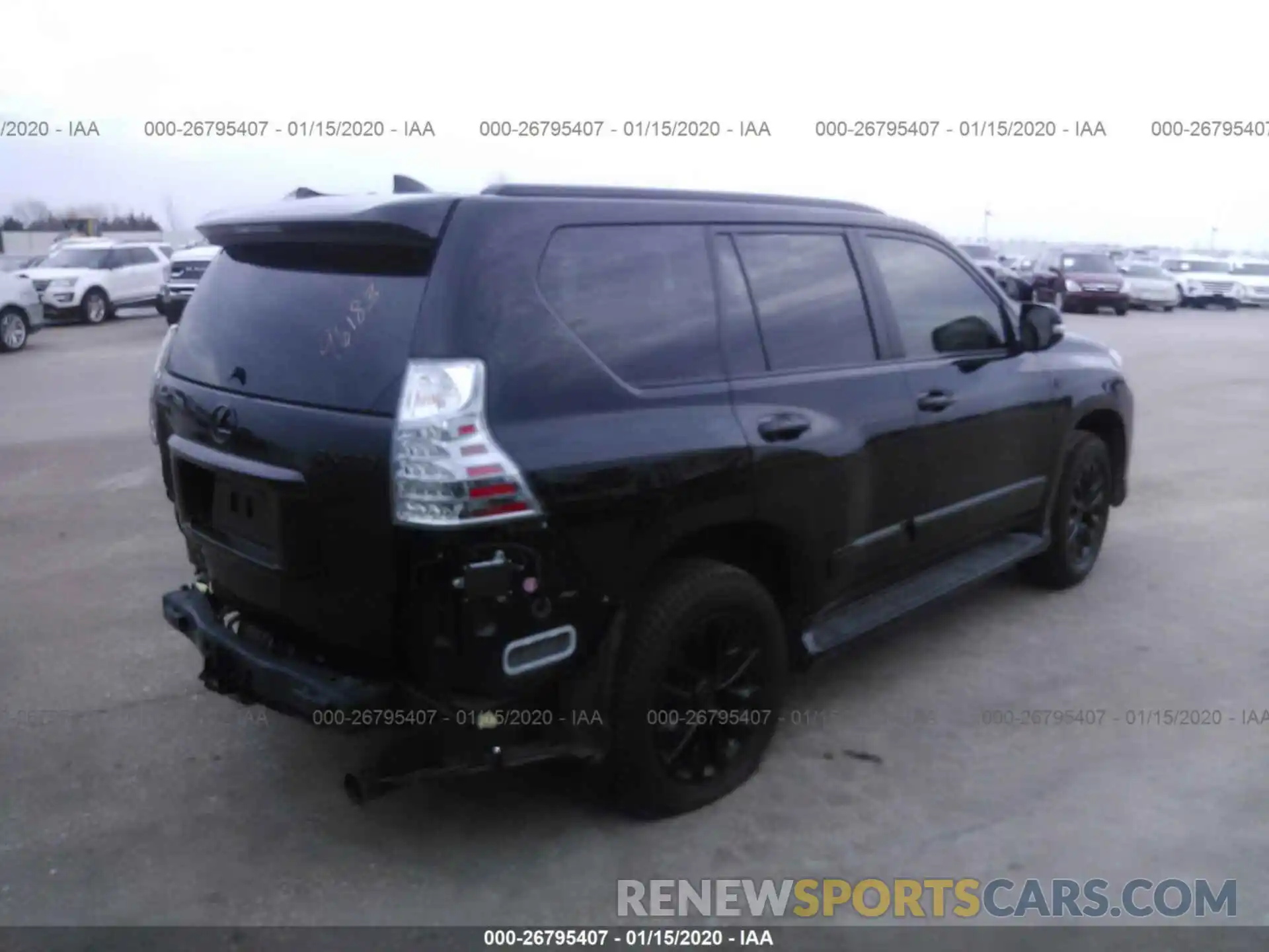 4 Фотография поврежденного автомобиля JTJBM7FX8K5210729 LEXUS GX 2019