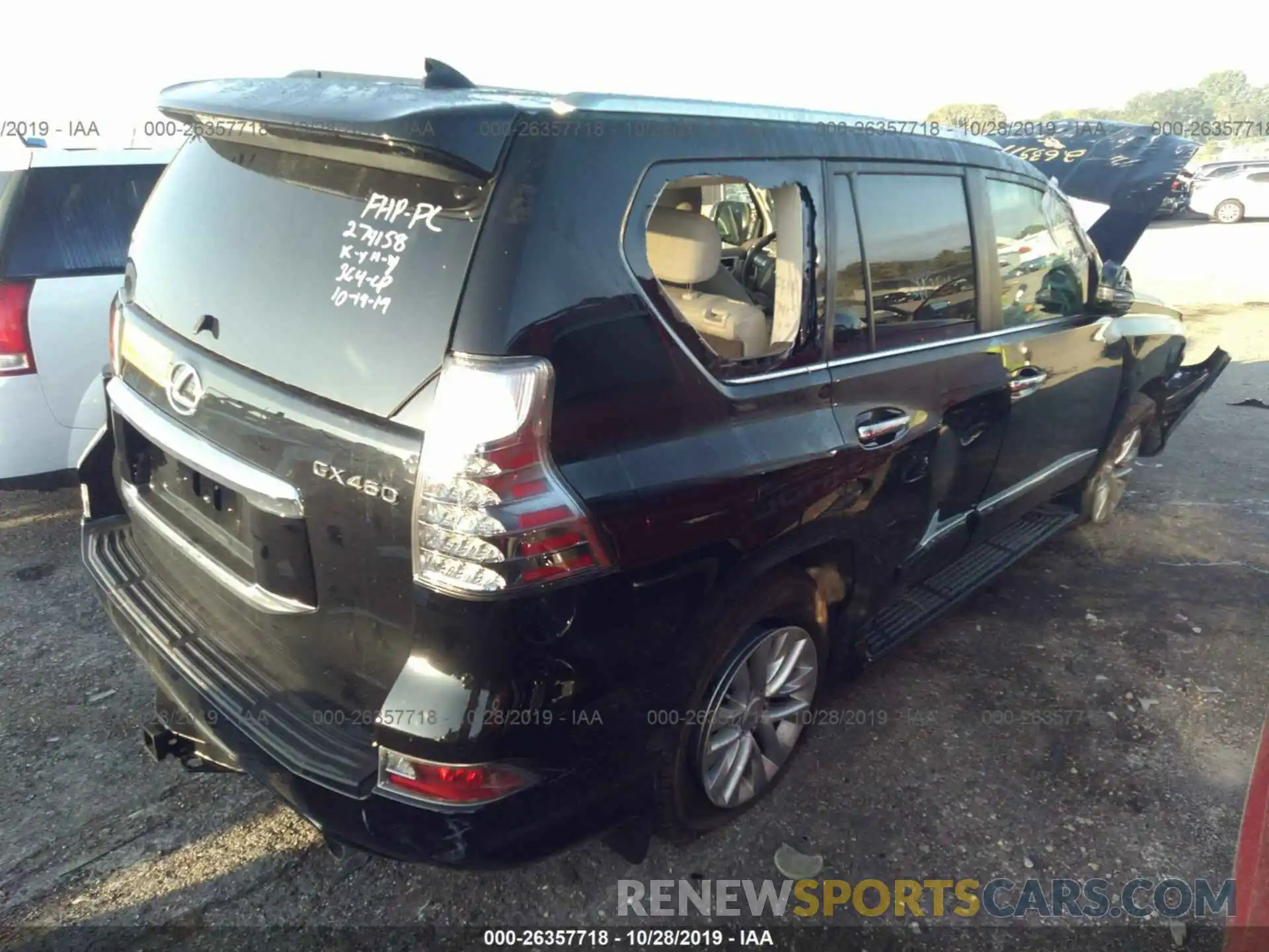 4 Photograph of a damaged car JTJBM7FX8K5210892 LEXUS GX 2019