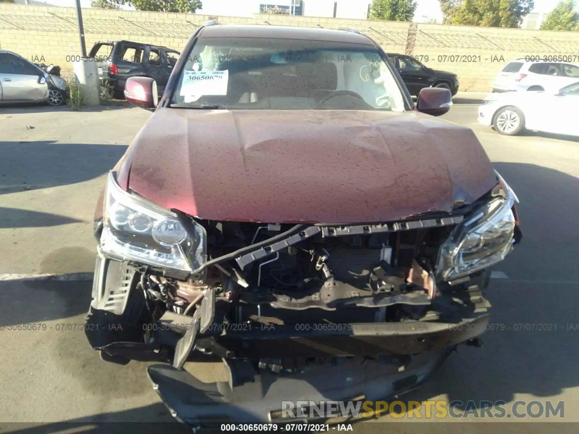 6 Photograph of a damaged car JTJBM7FX8K5211377 LEXUS GX 2019